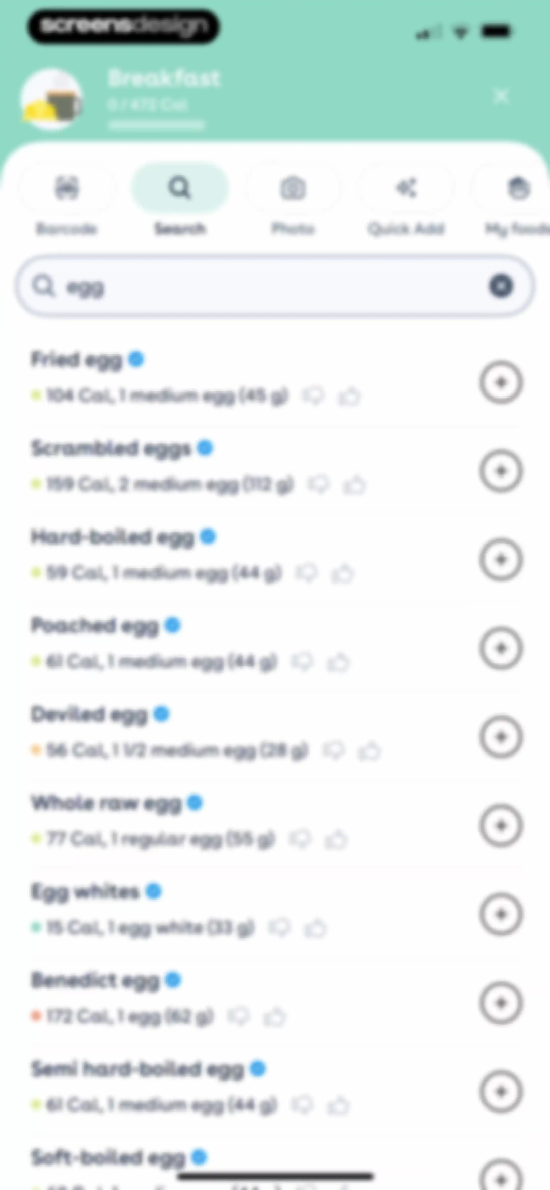 Foodvisor - AI Calorie Counter screen 101