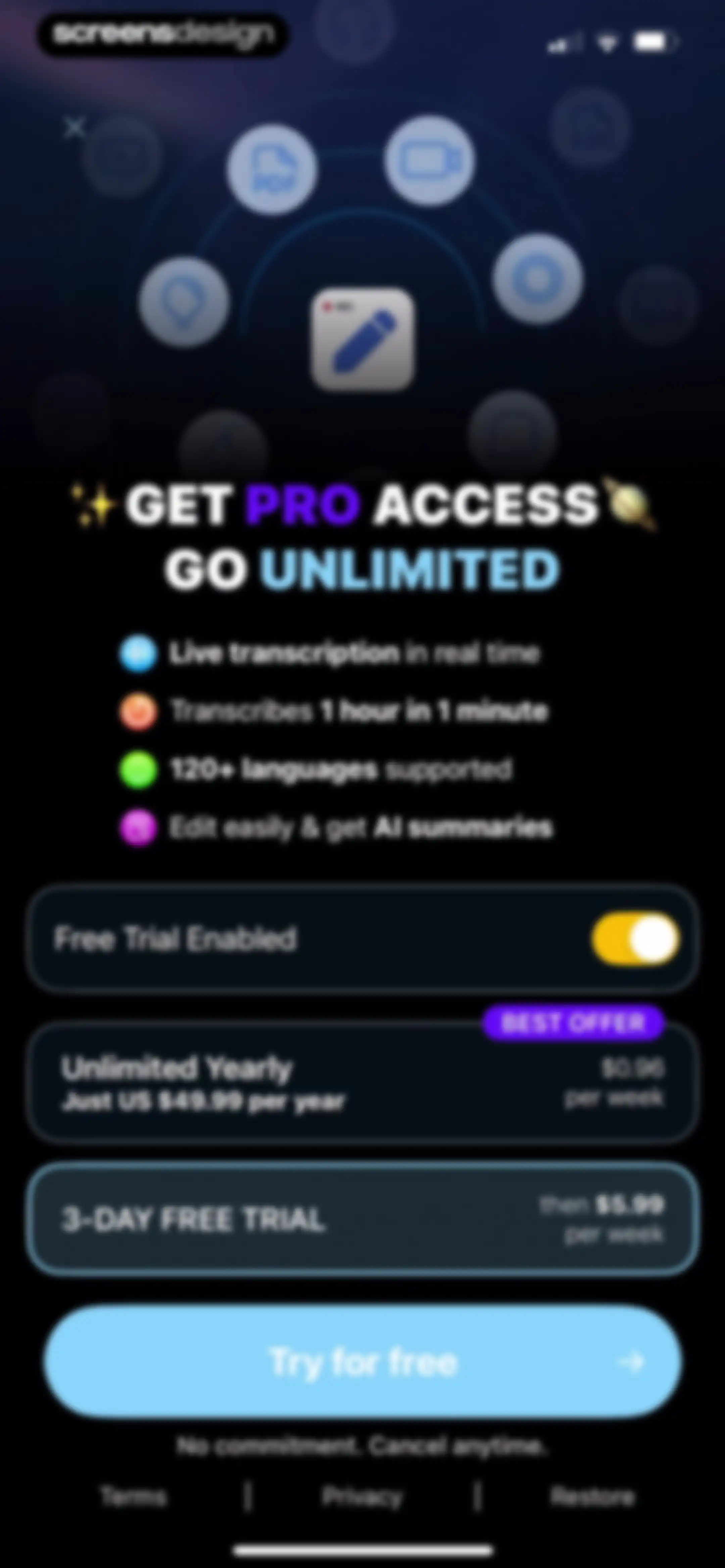 iTranscribe - Audio to Text screen 11