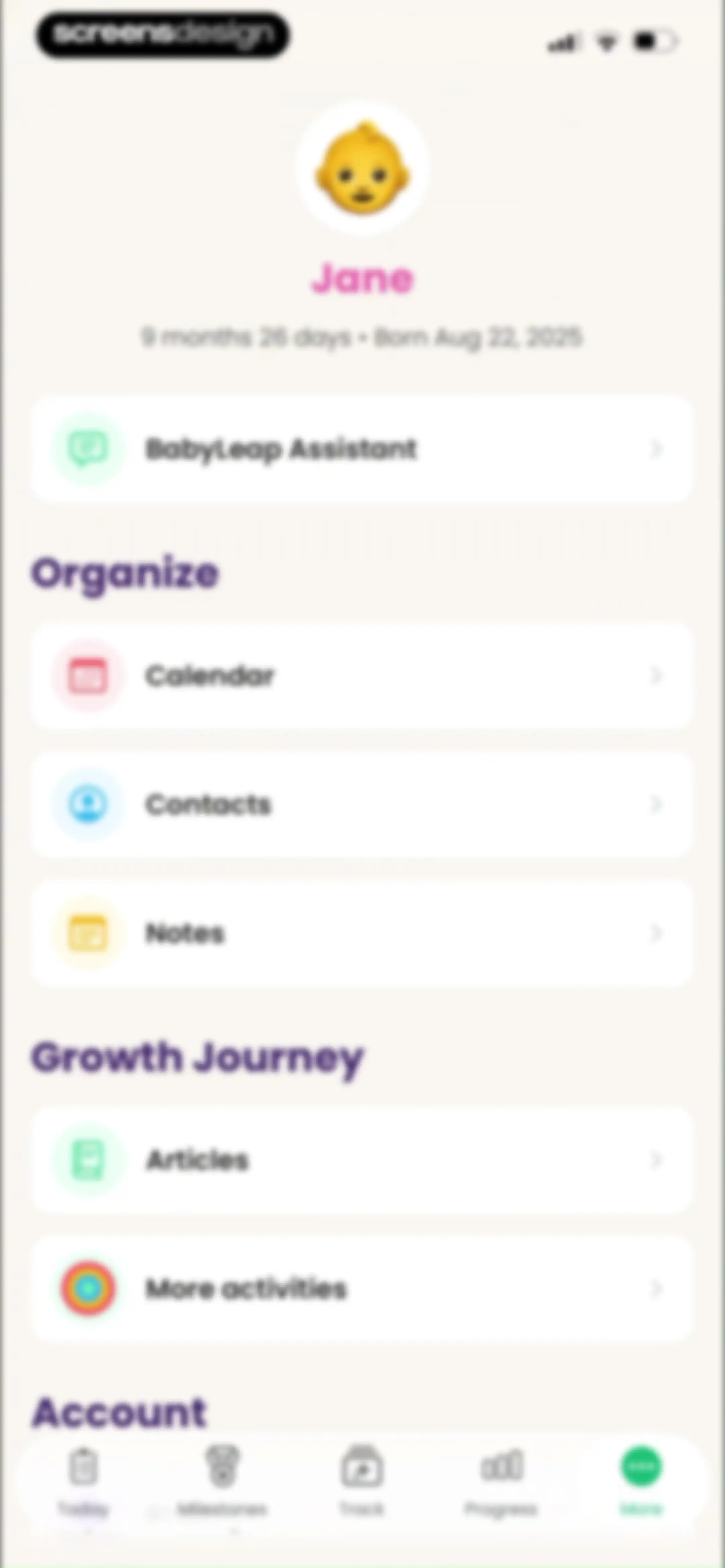 Baby Leap: Milestone Tracker screen 105