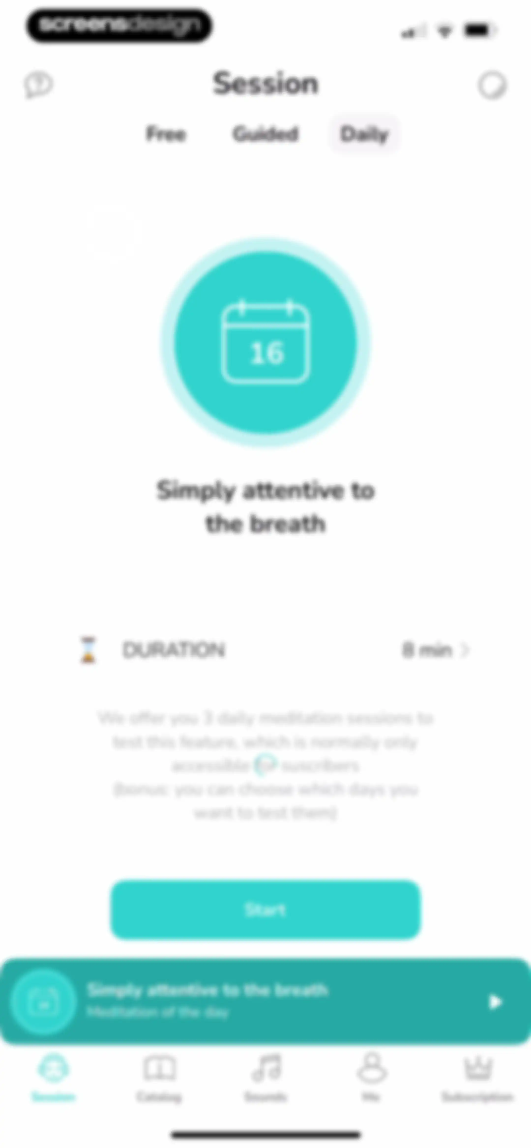 Petit BamBou: Mindfulness screen 57