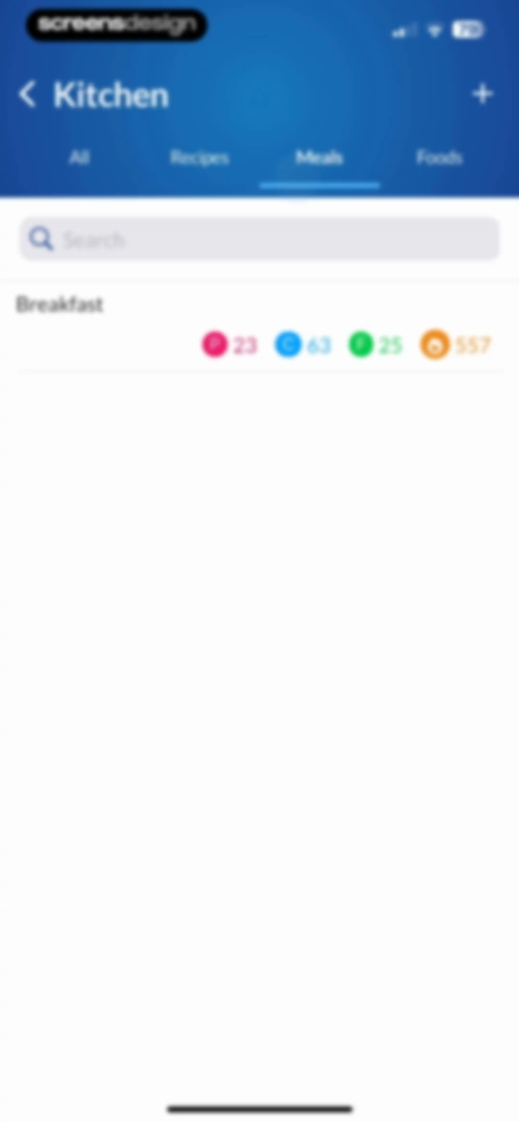 MacrosFirst - Macro Tracker screen 133