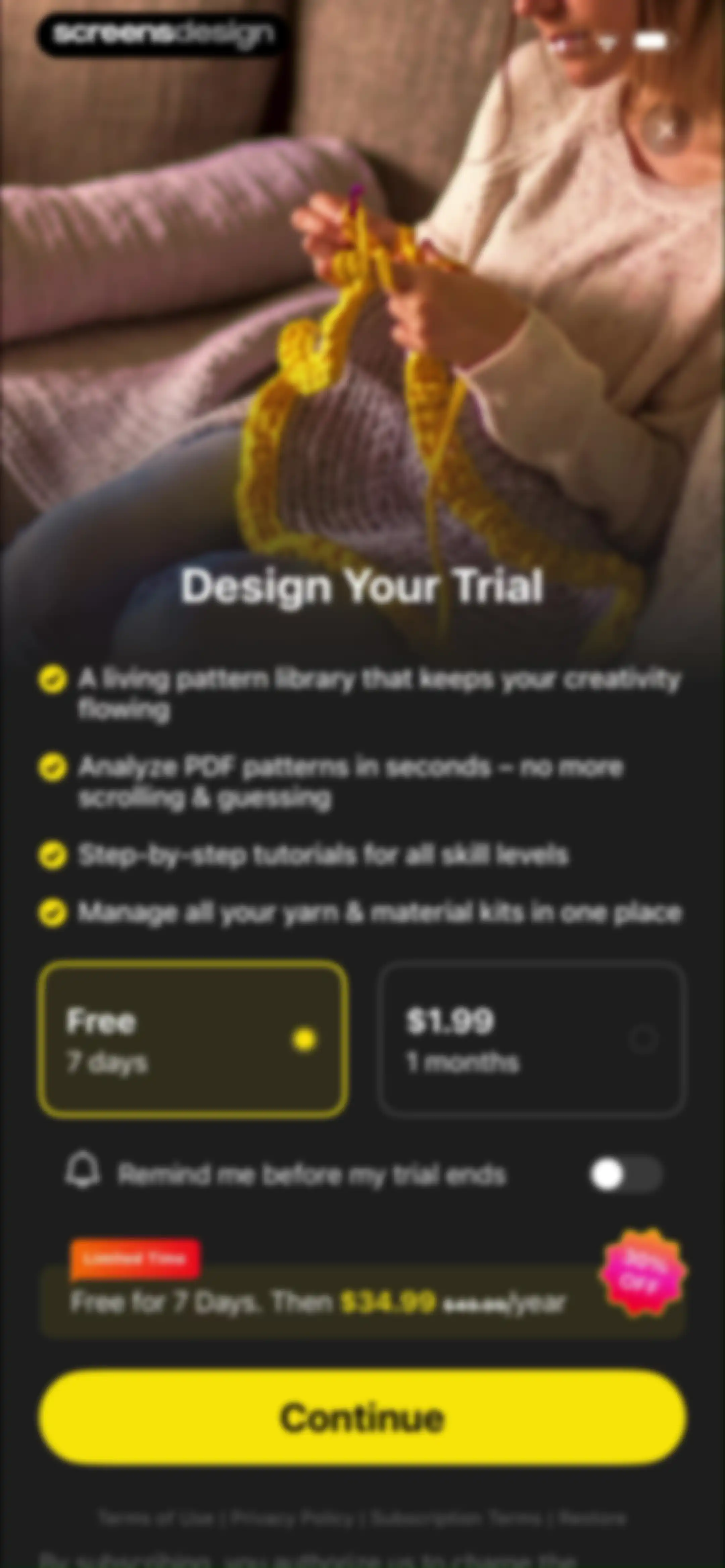 LoopCraft: Crochet & Knitting screen 10