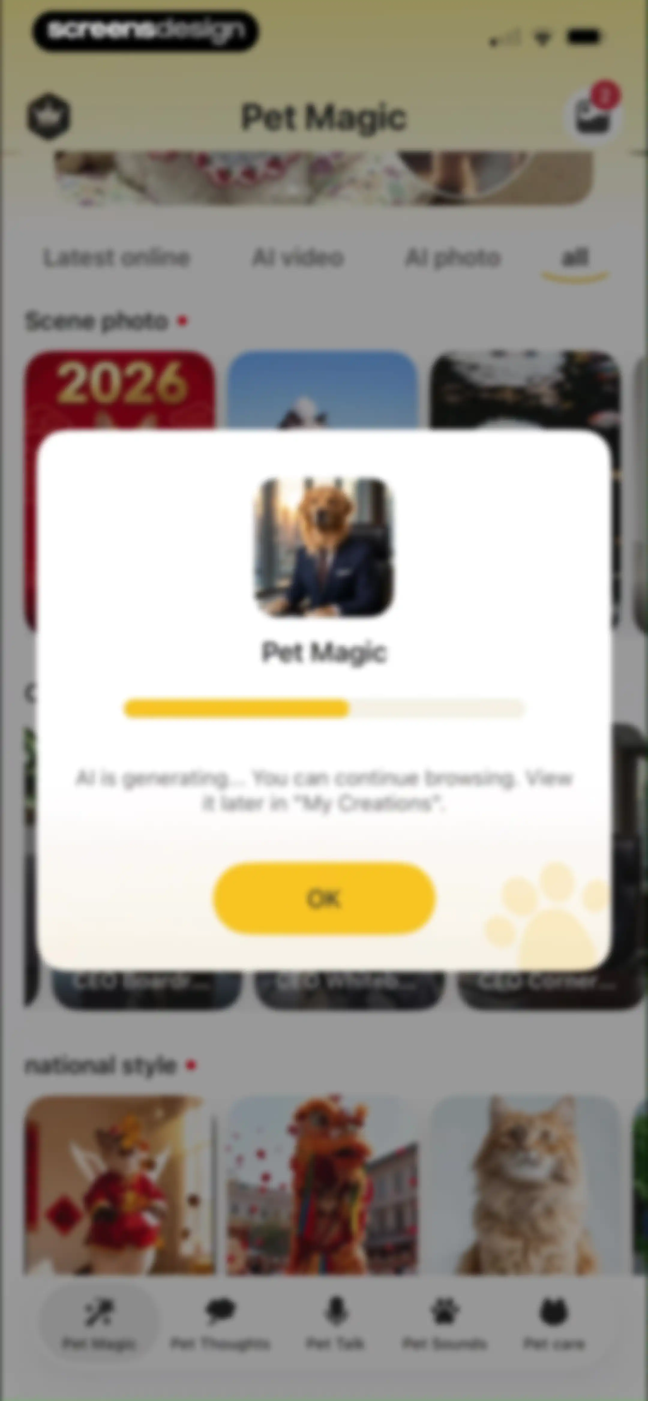 Pet Chat: Cat & Dog Translator screen 39