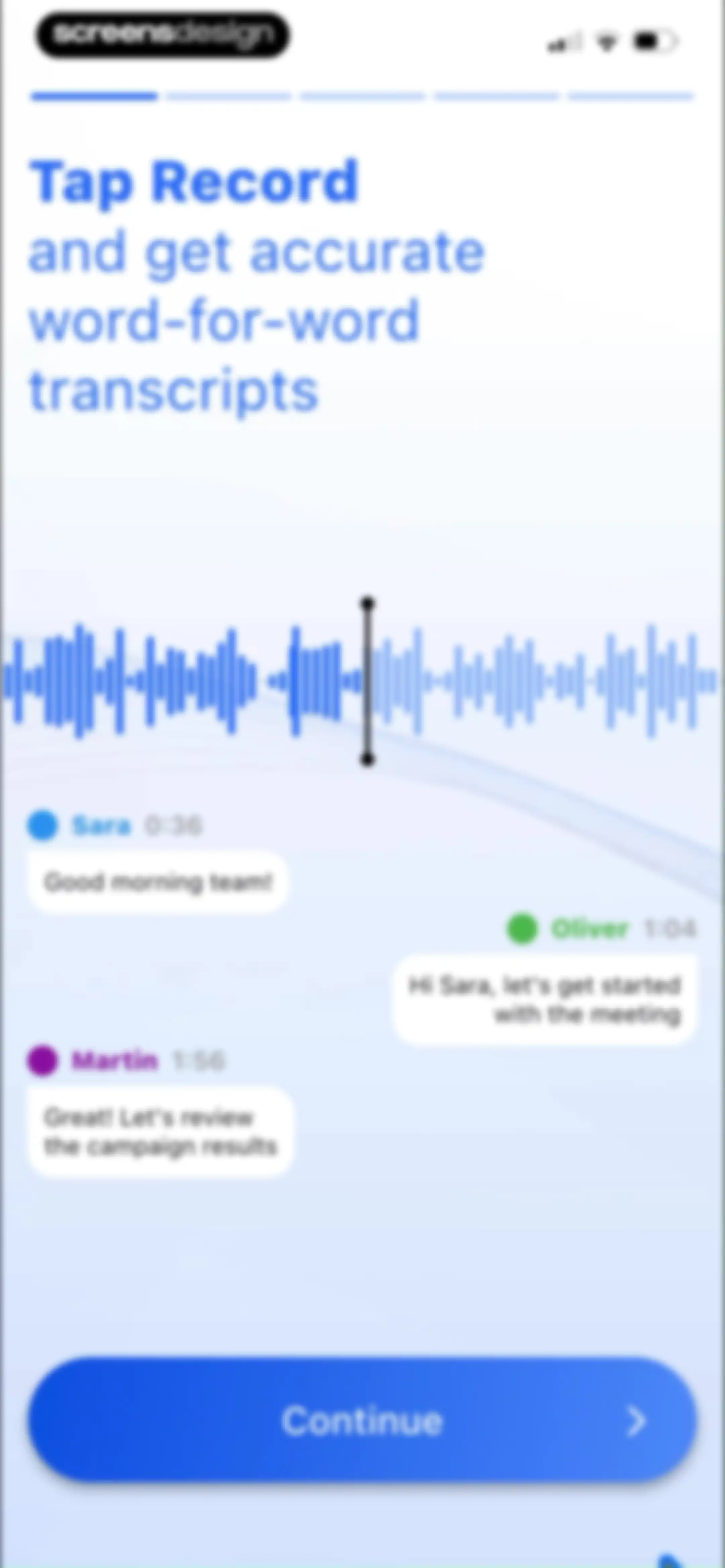 Summary - AI Note Taker screen 15