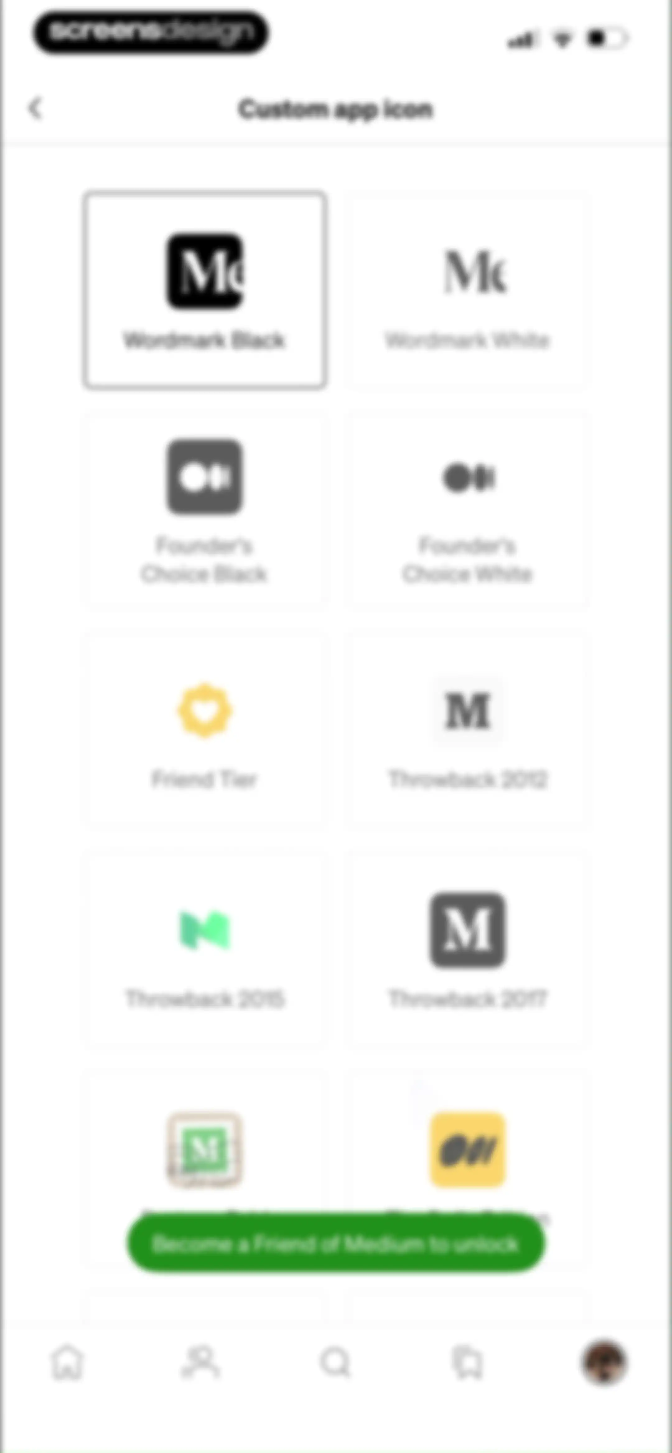 Medium: Read & Write Stories screen 129