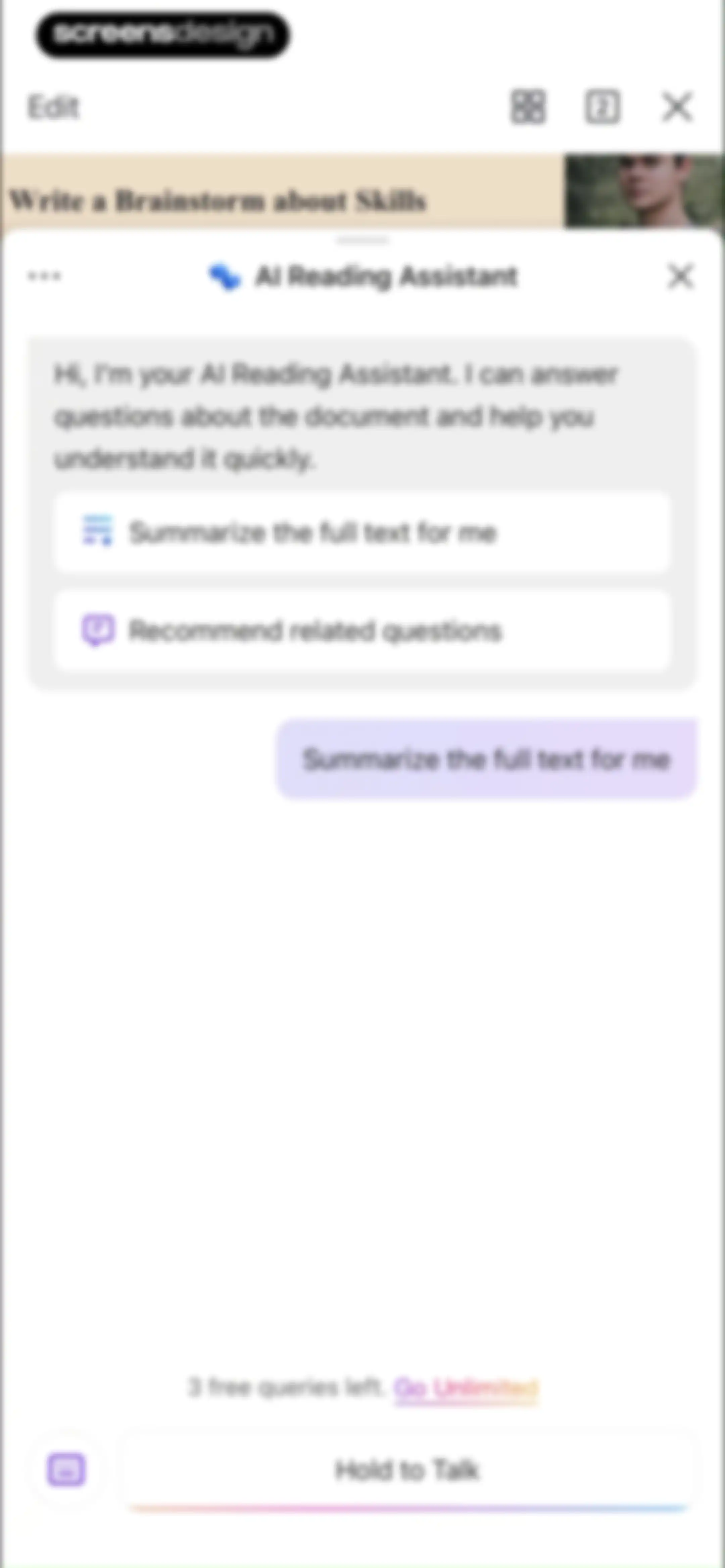 WPS Office-AI Doc, PDF, Sheet screen 77