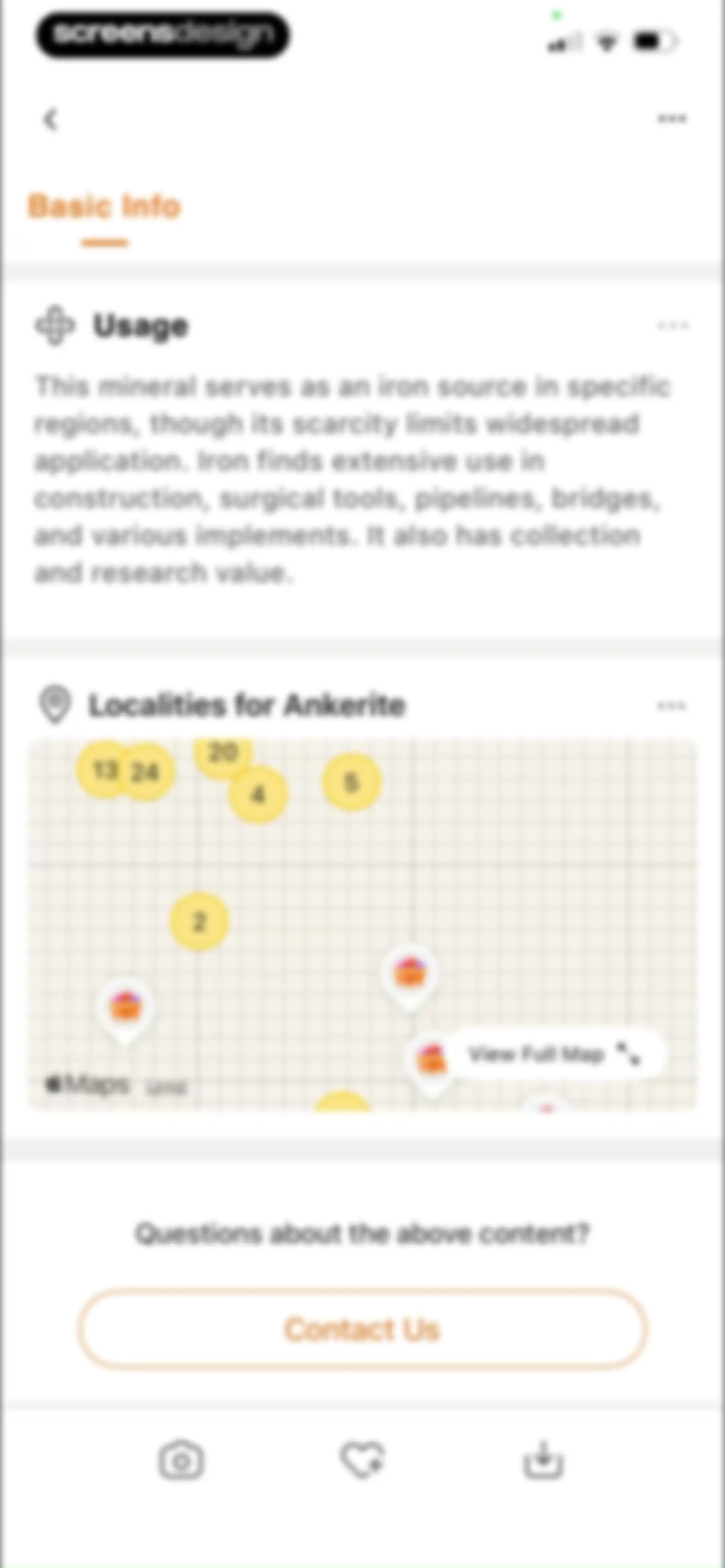 Rock Identifier: Stone ID screen 54