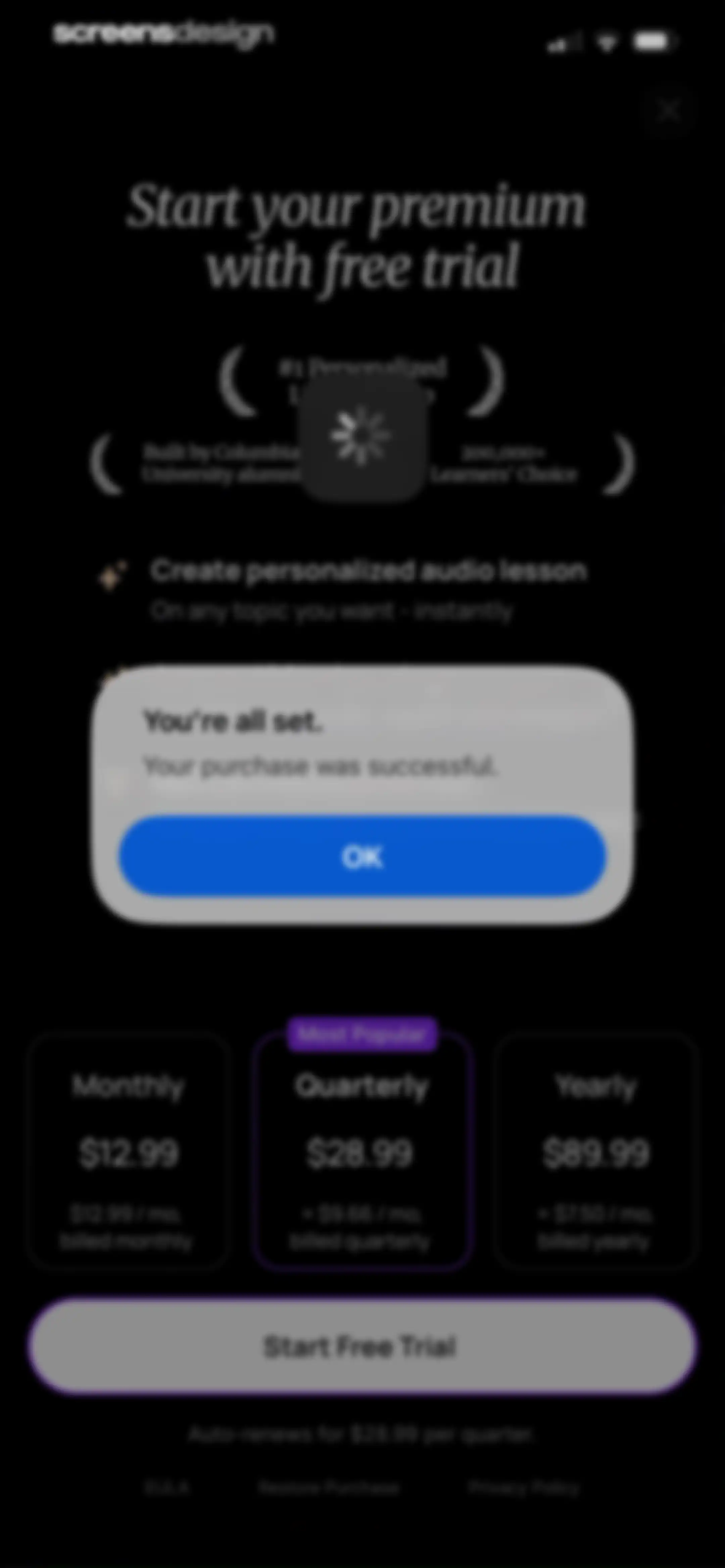 BeFreed: Personalized Learning screen 36