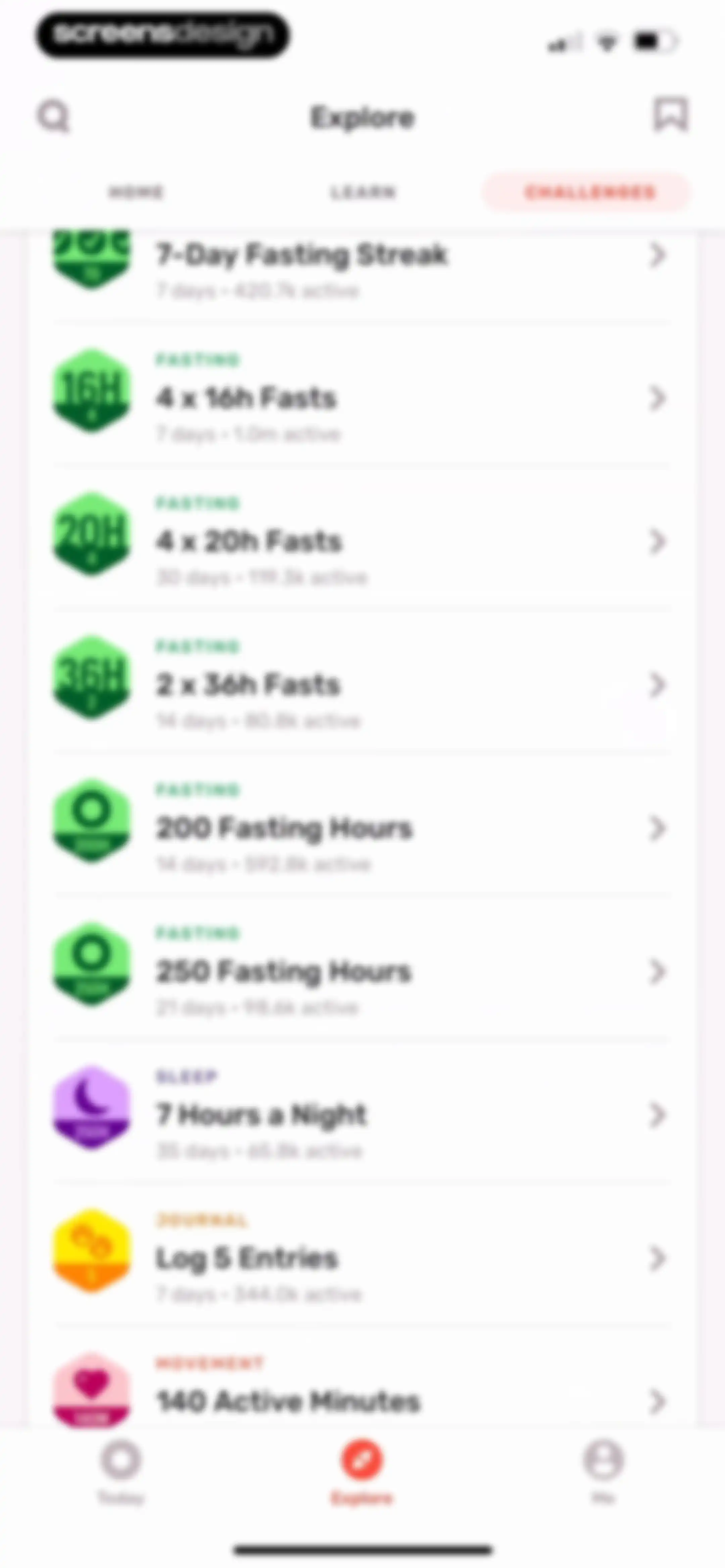 Zero: Fasting & Food Tracker screen 98