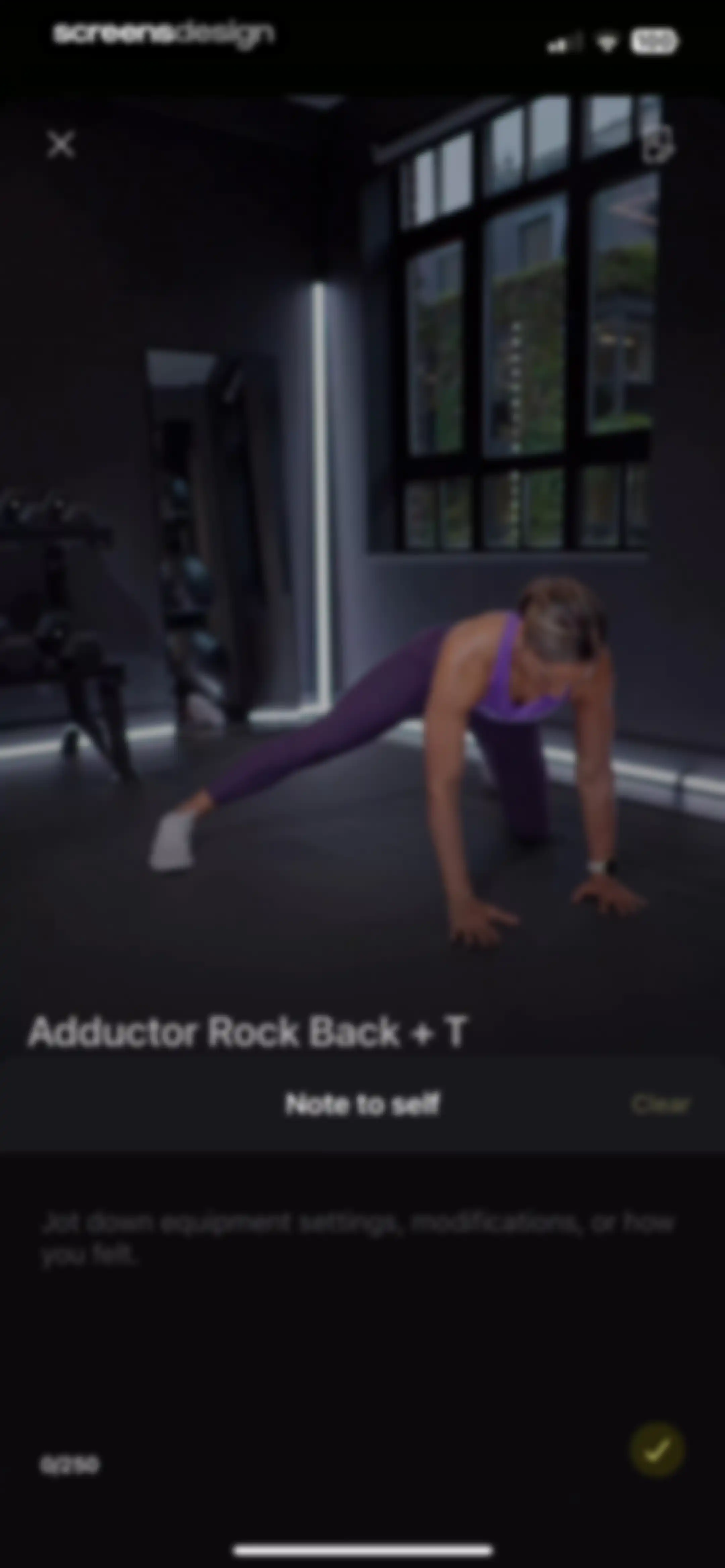 Peloton Strength+ screen 61