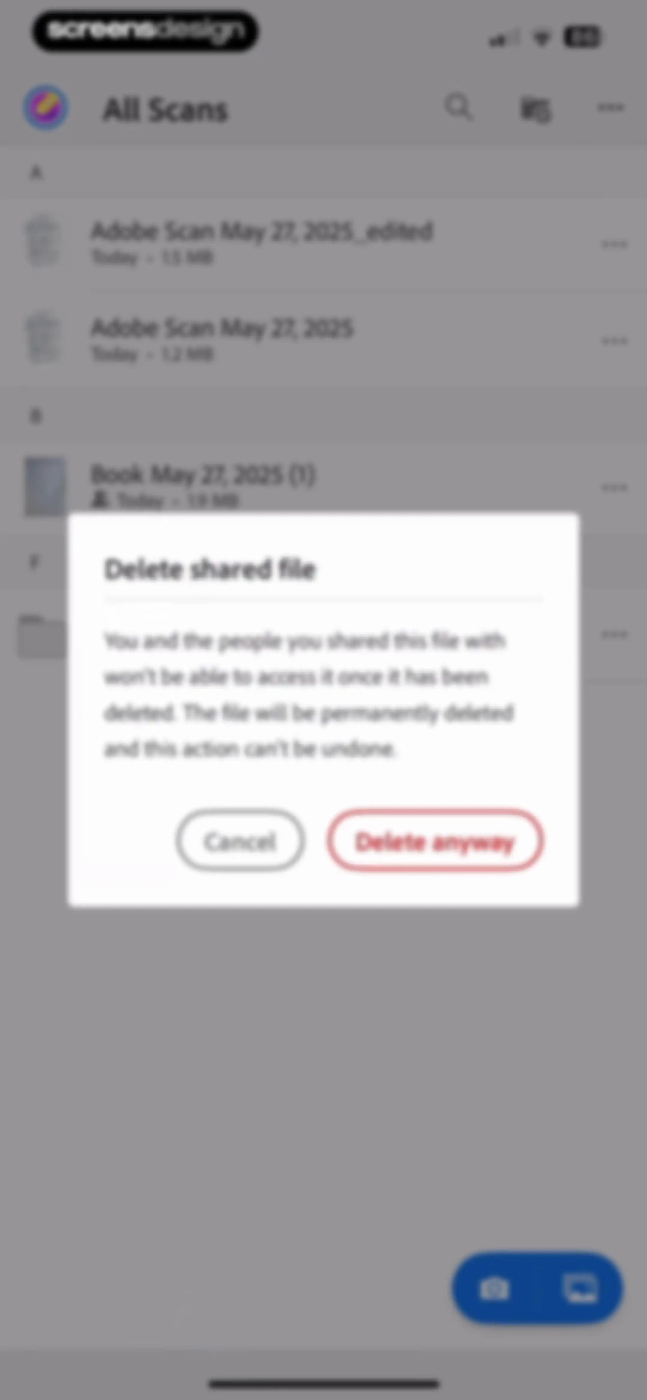 Adobe Scan: PDF & OCR Scanner screen 90