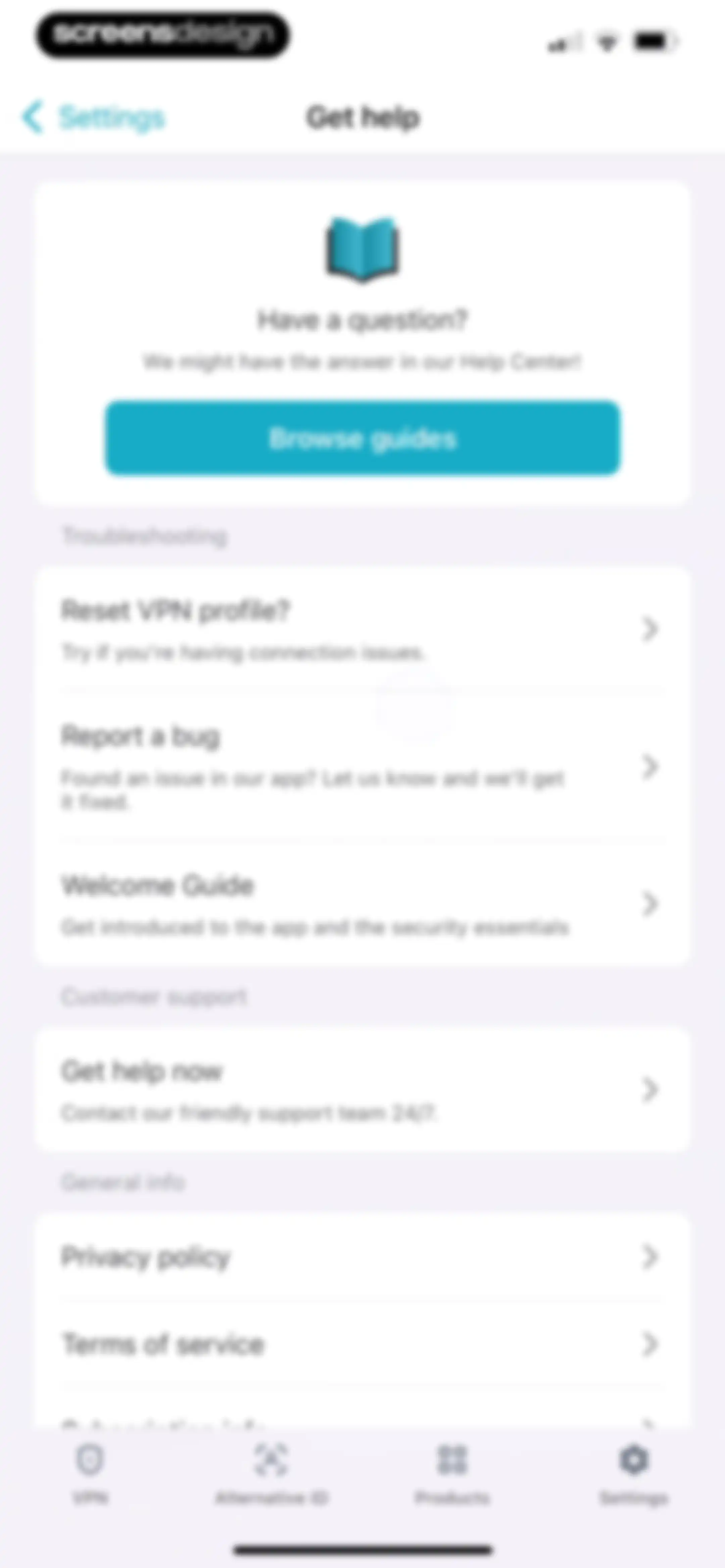 Surfshark VPN: Fast VPN App screen 97