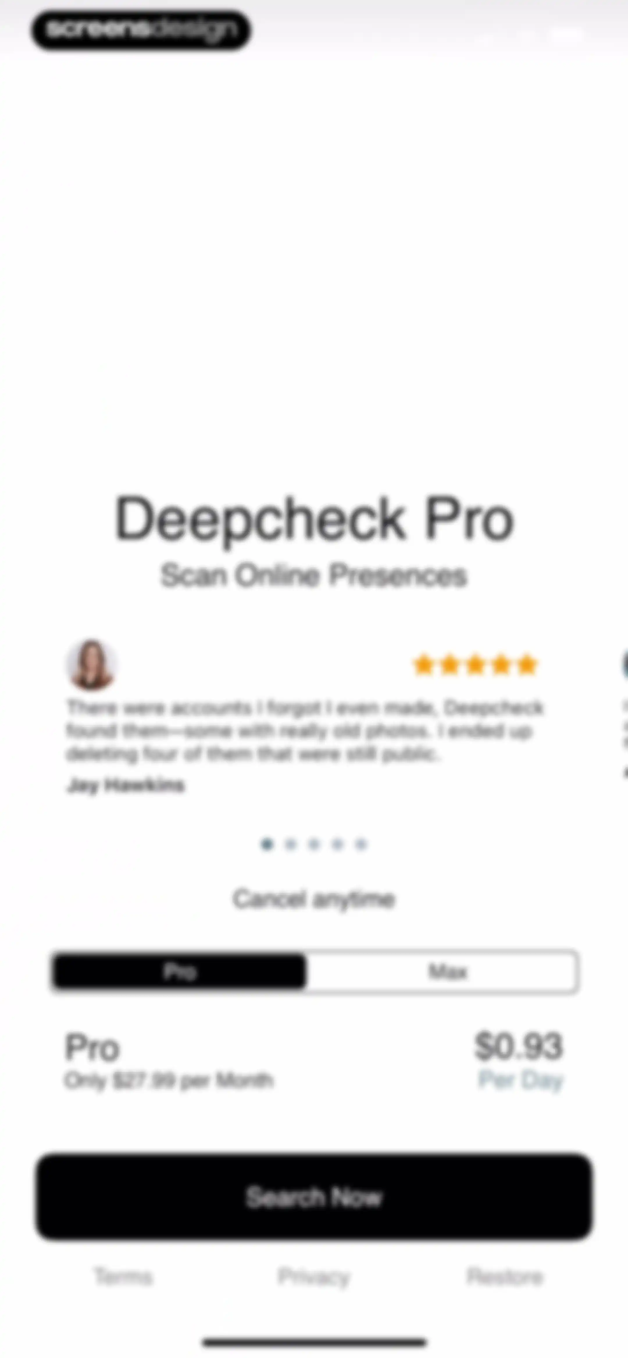Deepcheck AI Search Agent screen 10