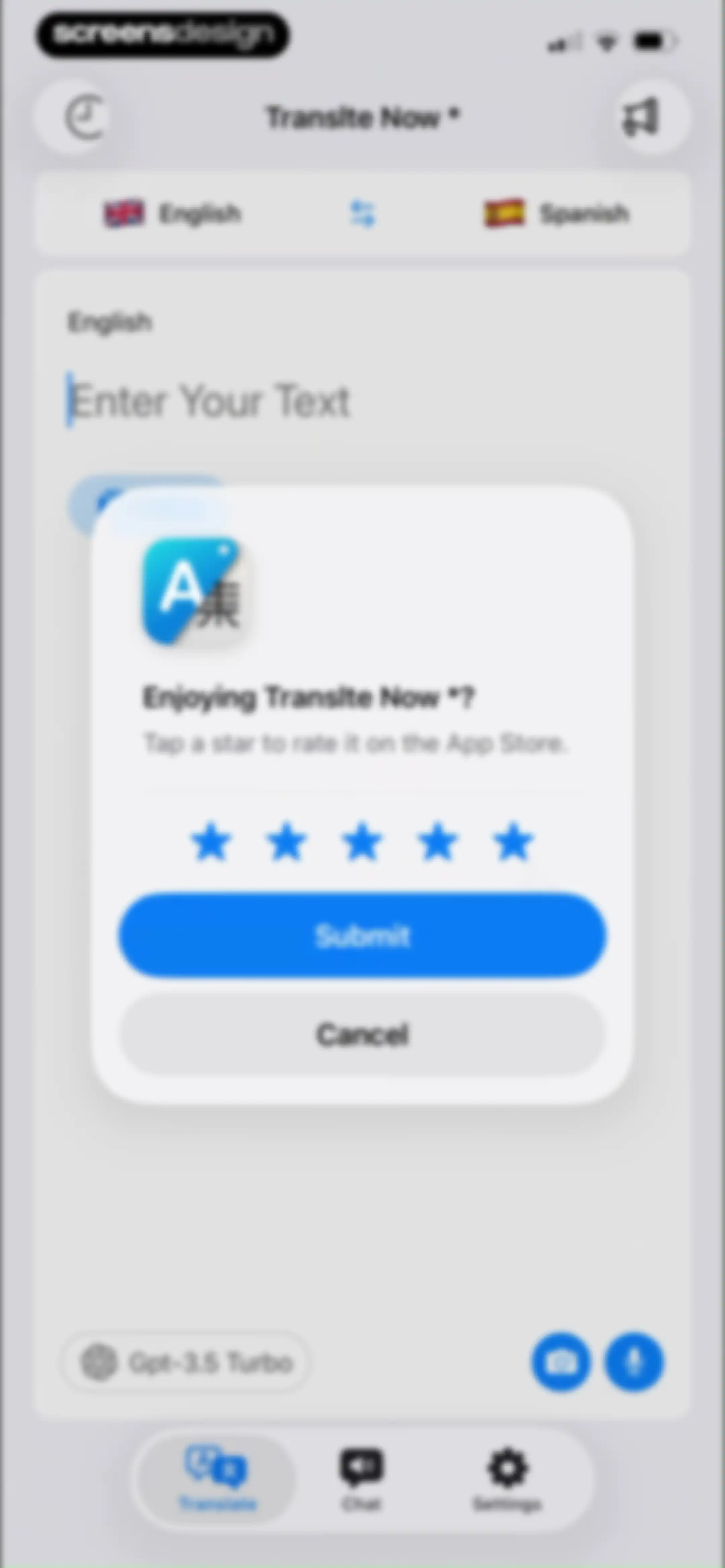 Translate Now * screen 9