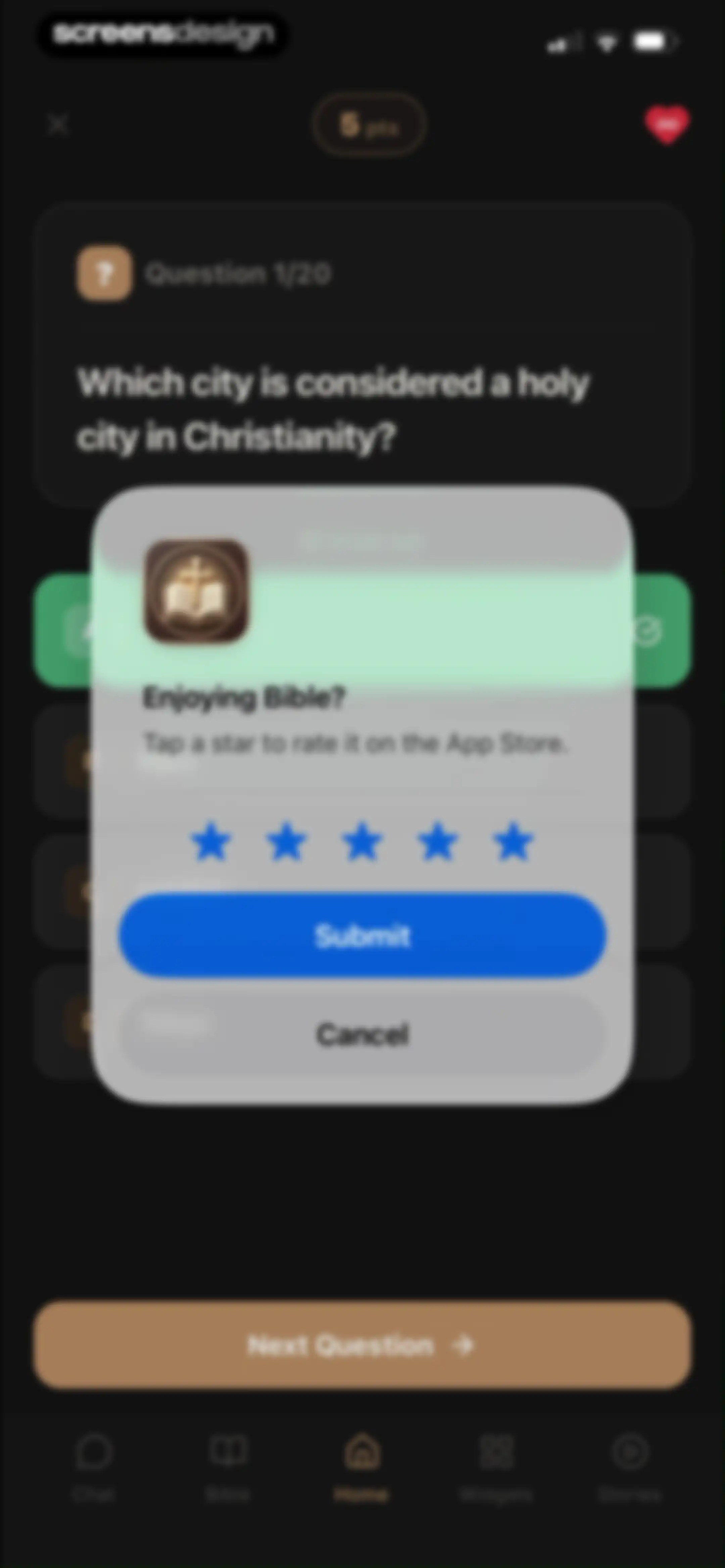 Holy Bible Widget: Daily Verse screen 83