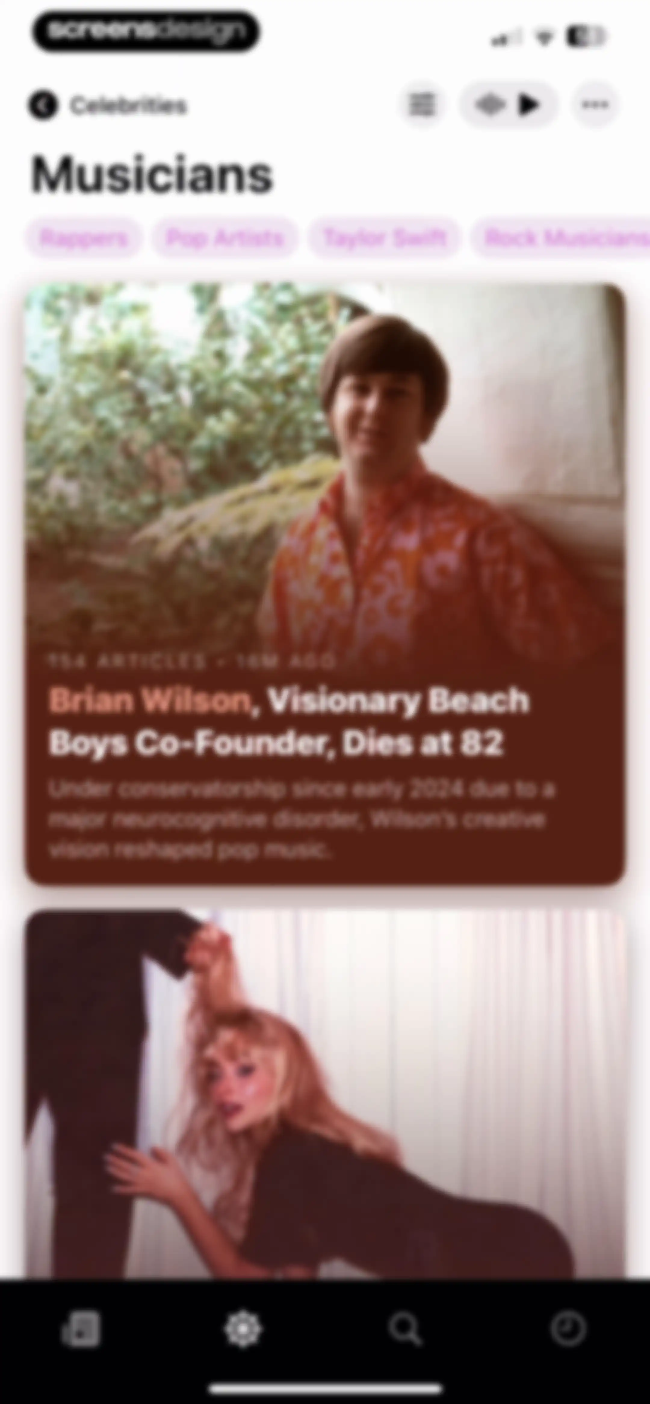 Particle: Personalized News screen 94