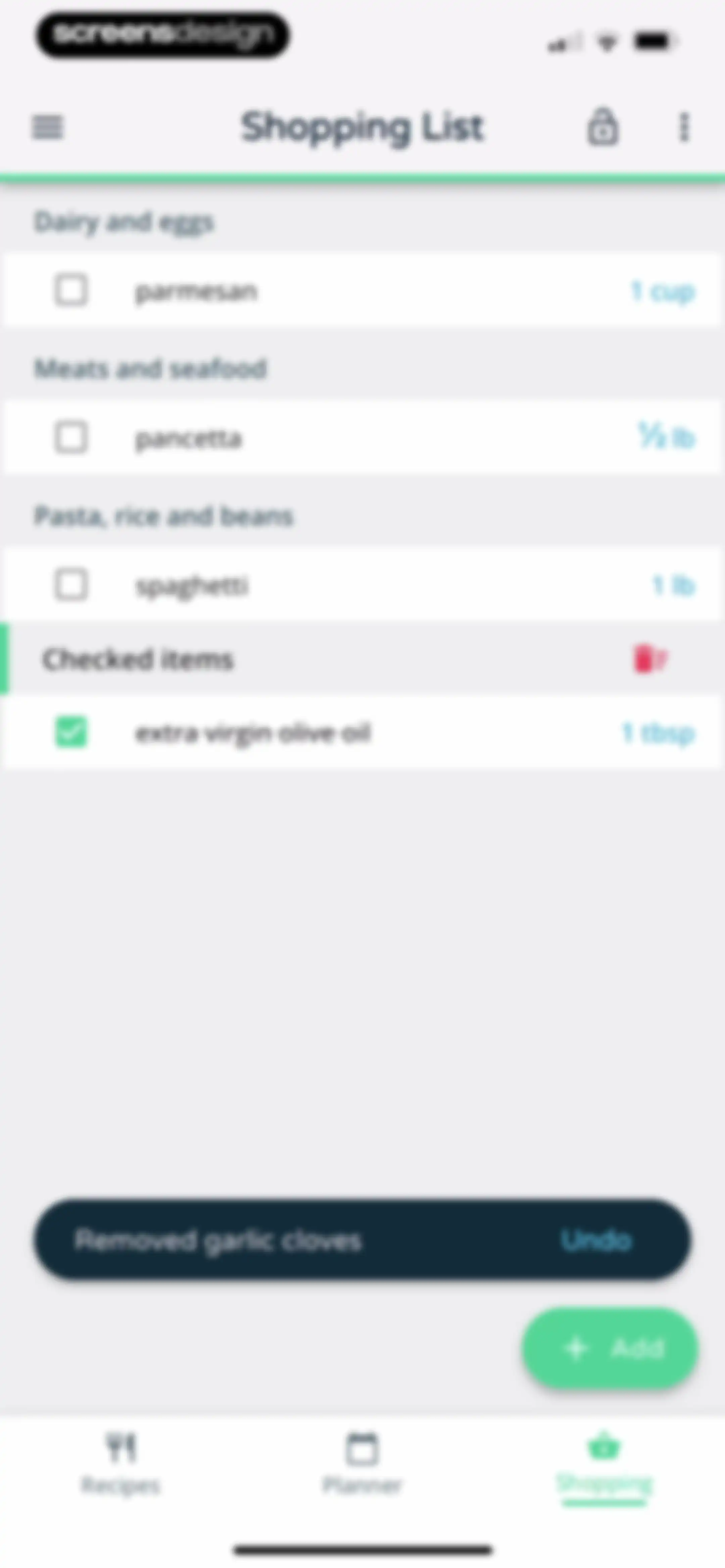 Stashcook: Recipe Keeper screen 155