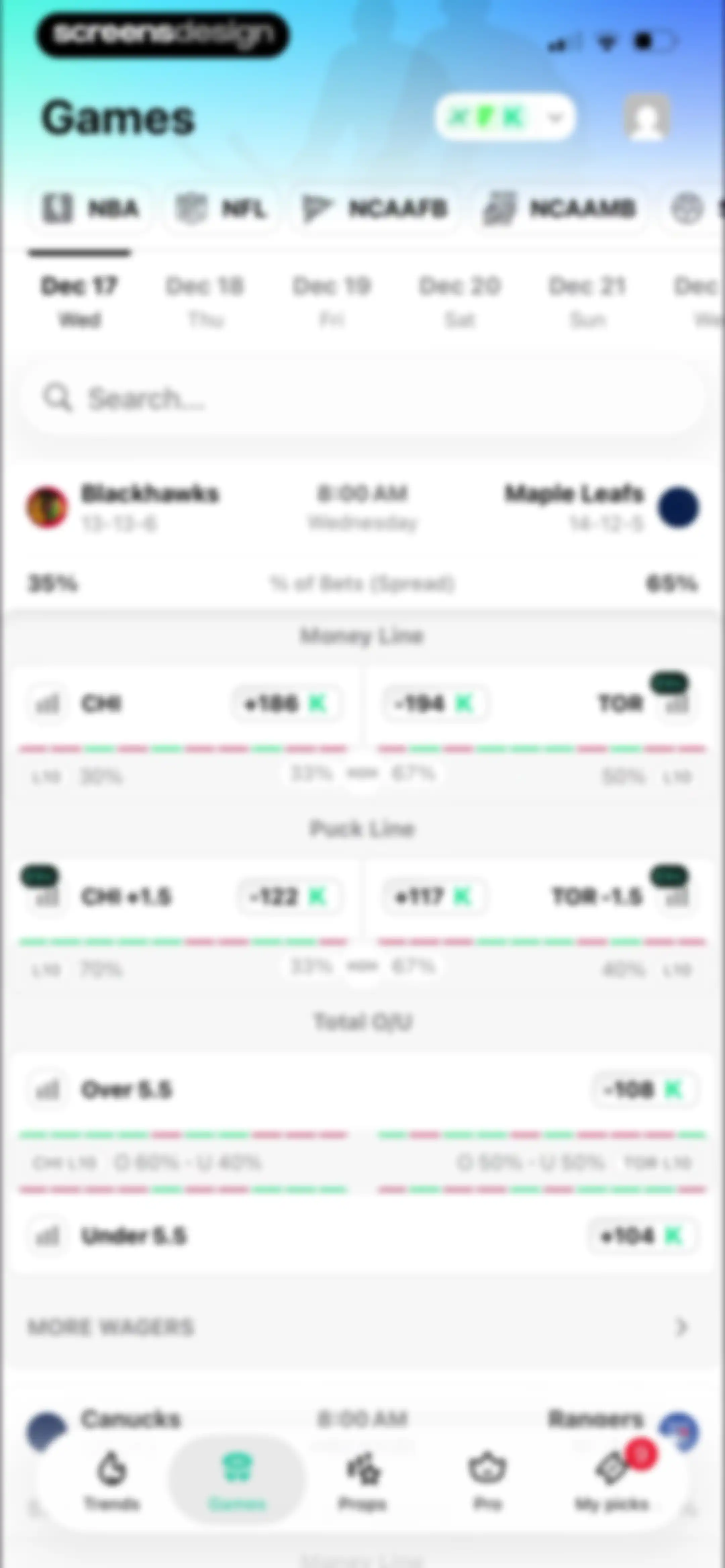 Outlier: Smart Sports Betting screen 51