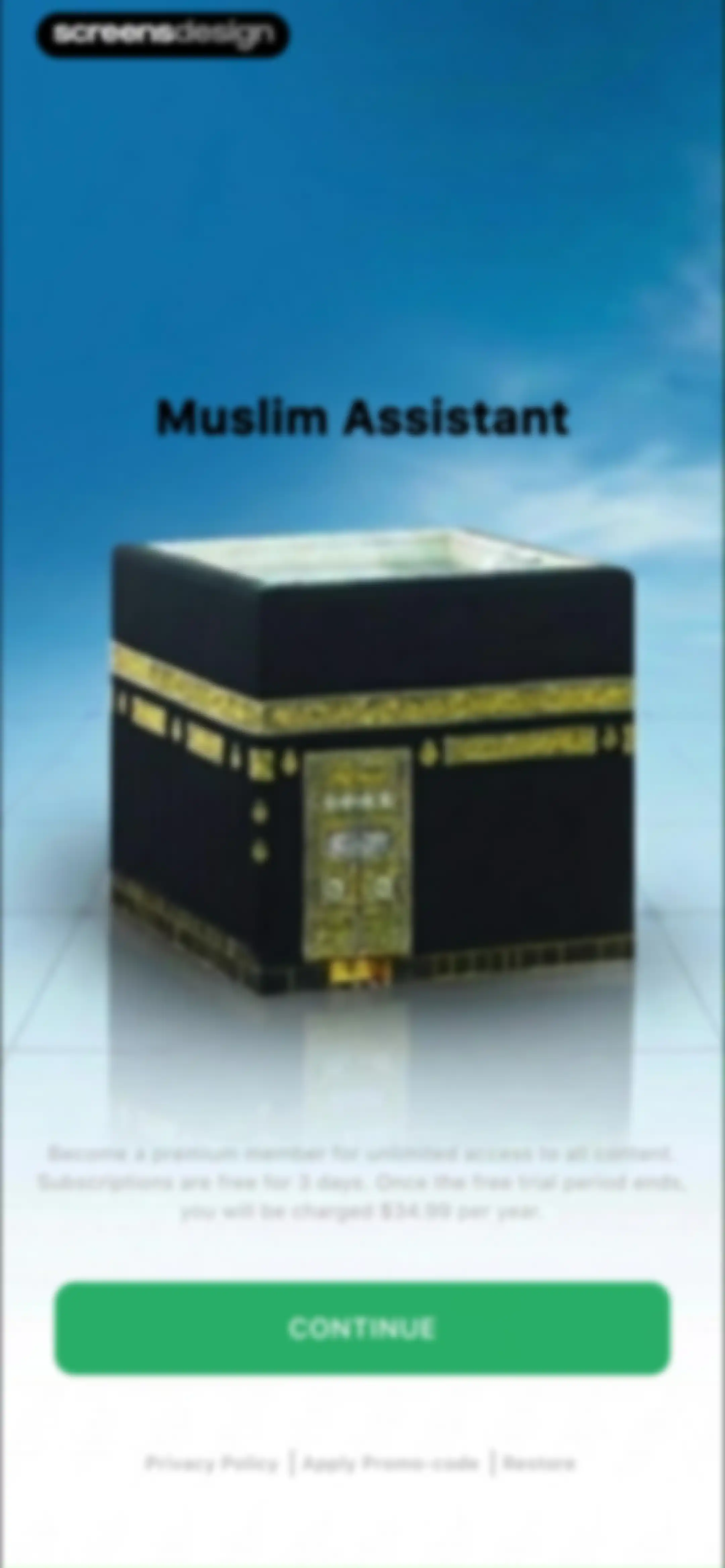 Muslim: Prayer Times, Qibla screen 11