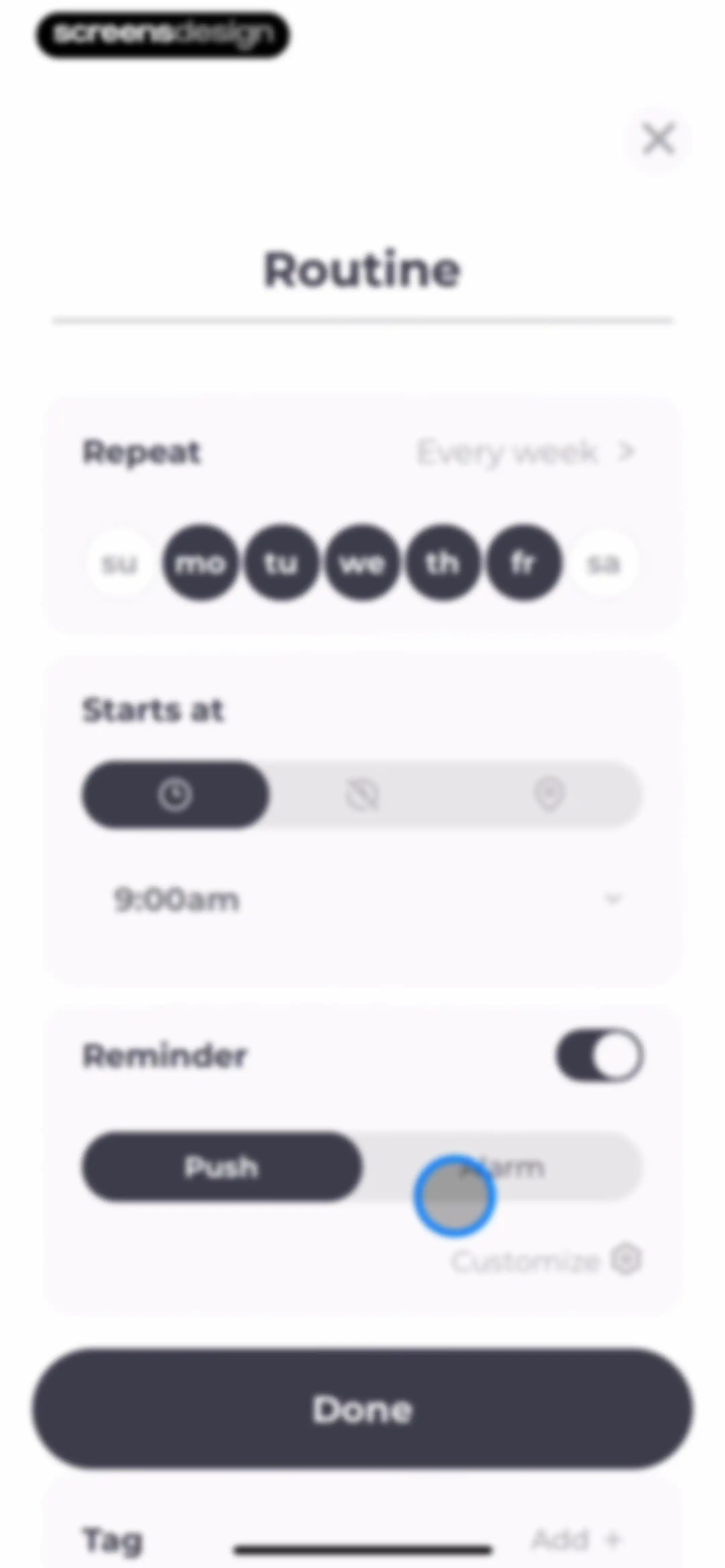 Routine Planner, Habit Tracker screen 88