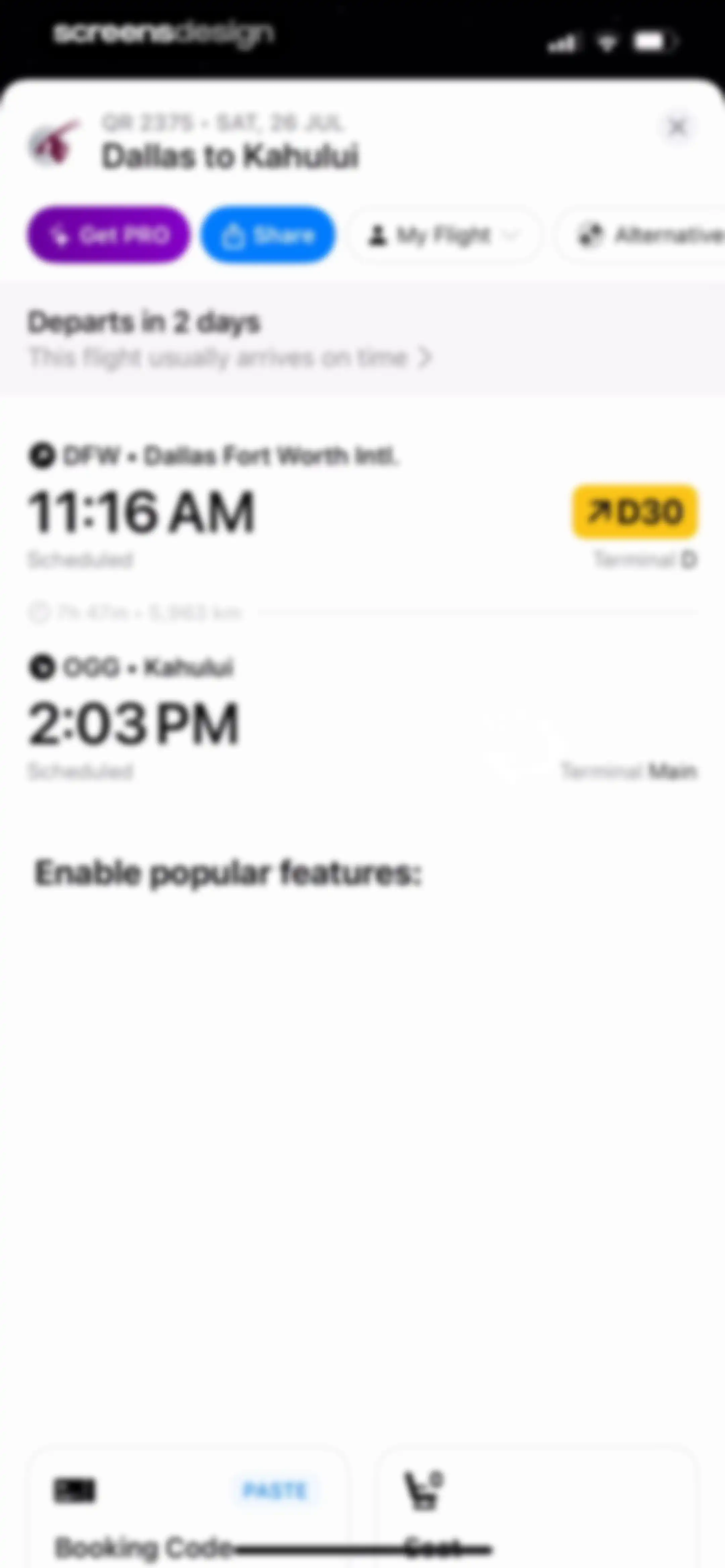 Flighty – Live Flight Tracker screen 70