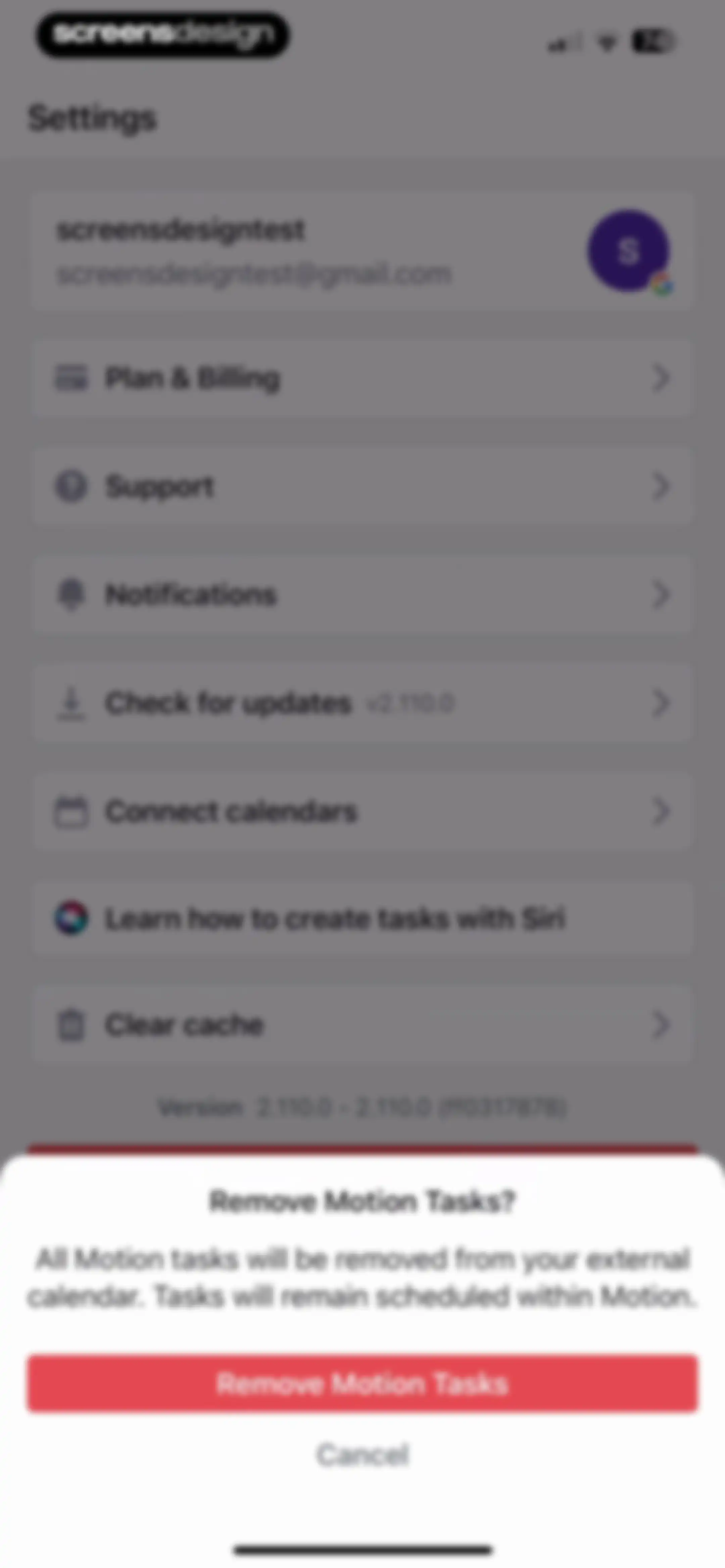 Motion: Tasks & AI Scheduling screen 101