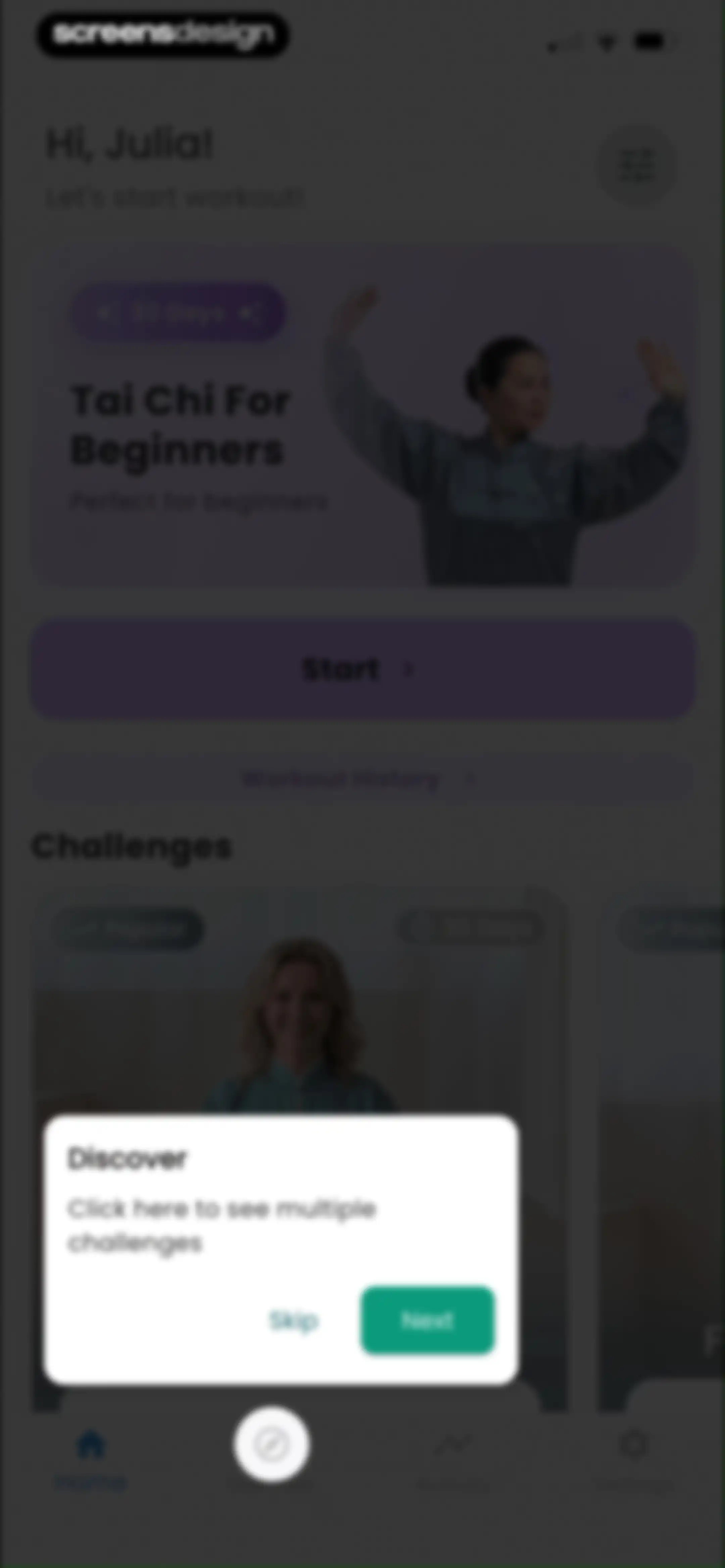 Tai Chi Walking : GentleFit screen 36