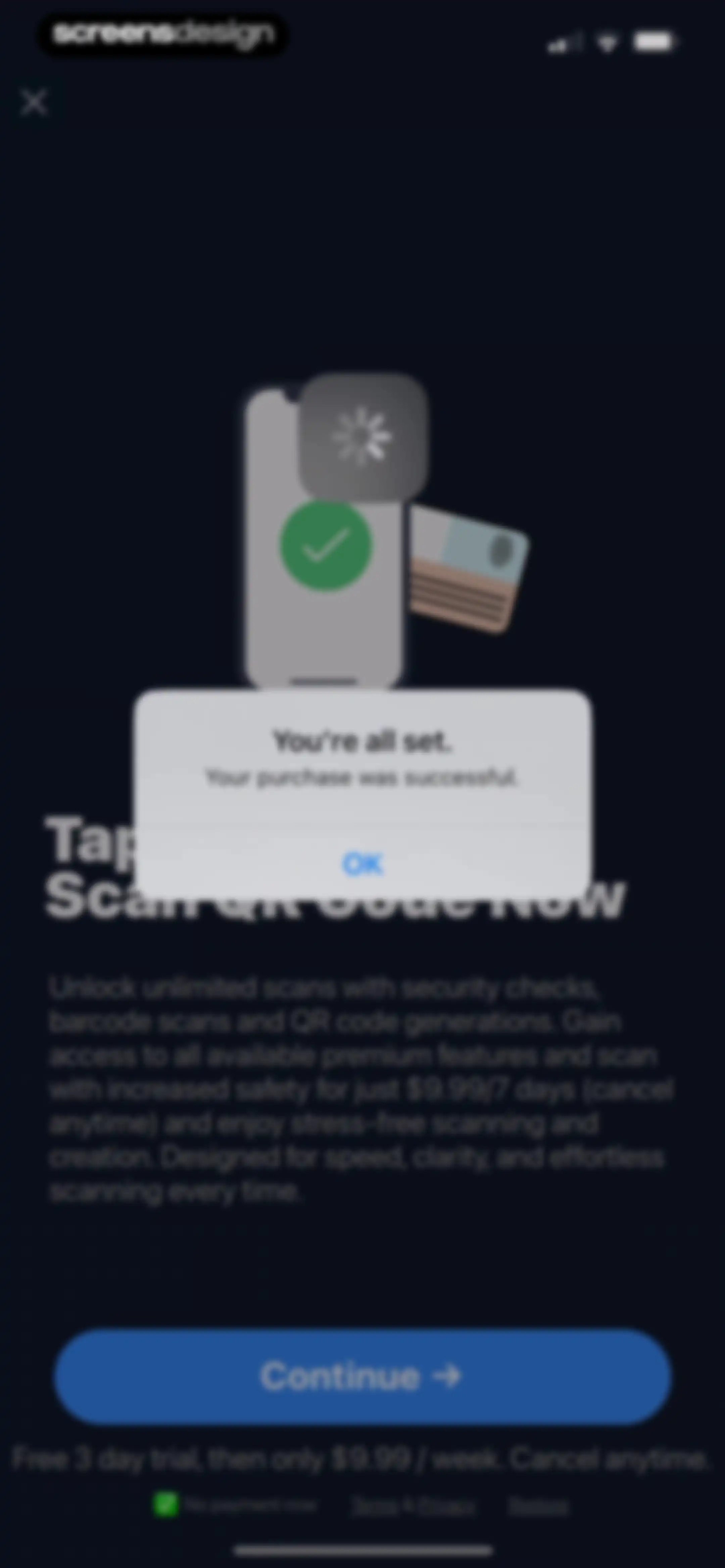 Scan QR Code Now screen 5