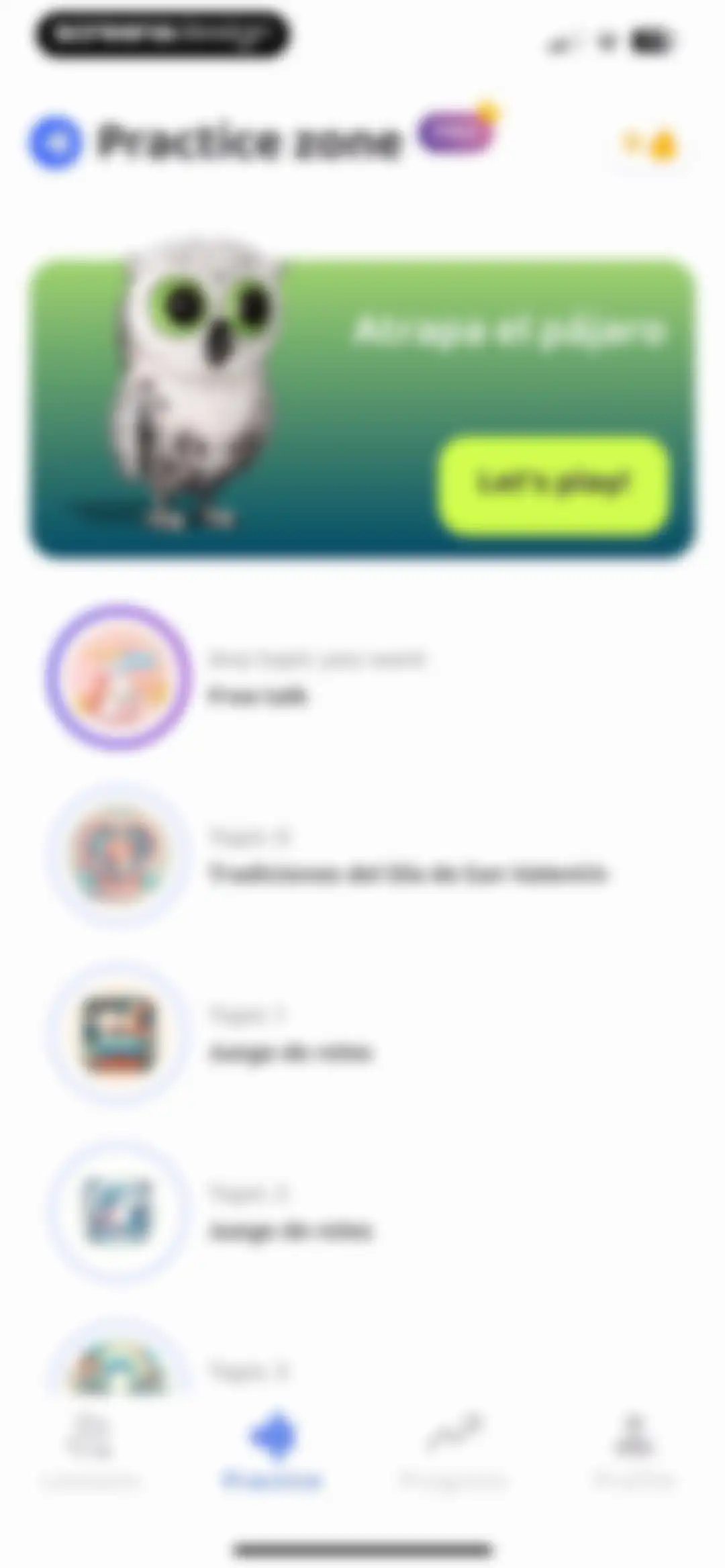 Praktika – AI Language Tutor screen 82
