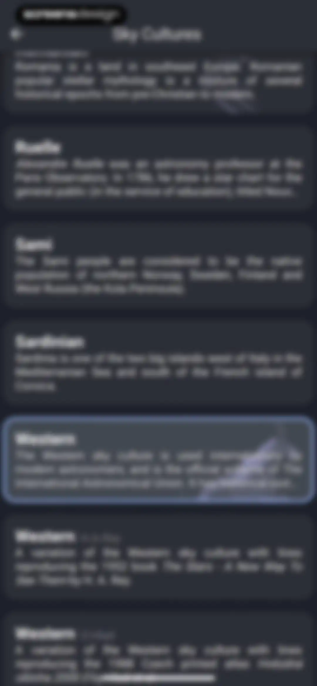 Stellarium Mobile - Star Map screen 39
