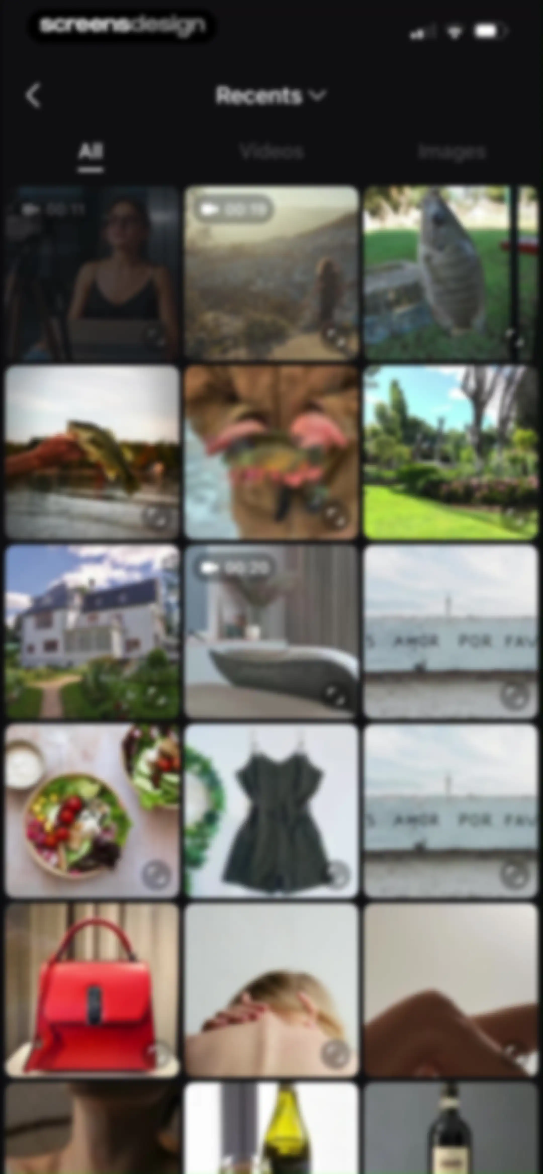 Vmake Labs: create viral video screen 111