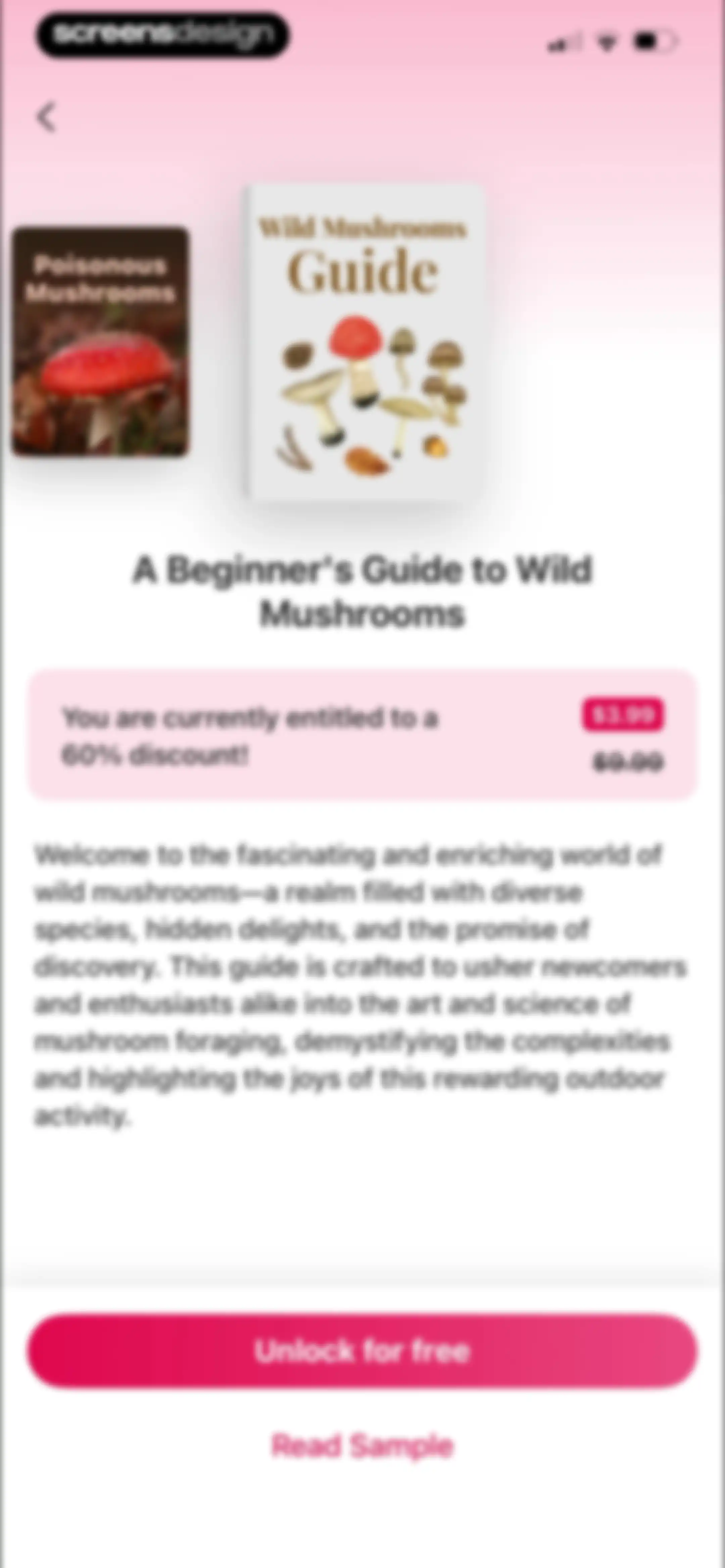 Picture Mushroom: Identifier screen 67