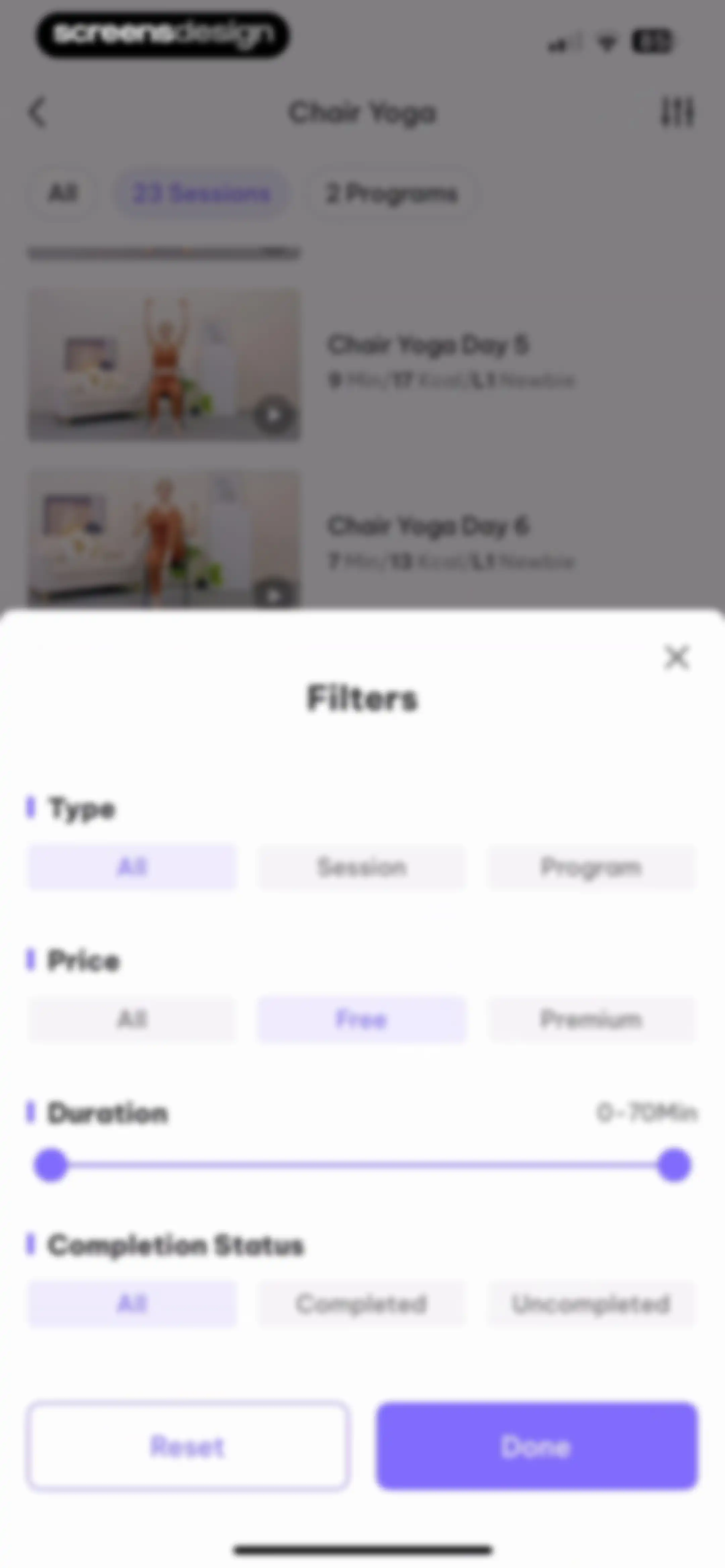 Daily Yoga: Yoga for Fitness® screen 60