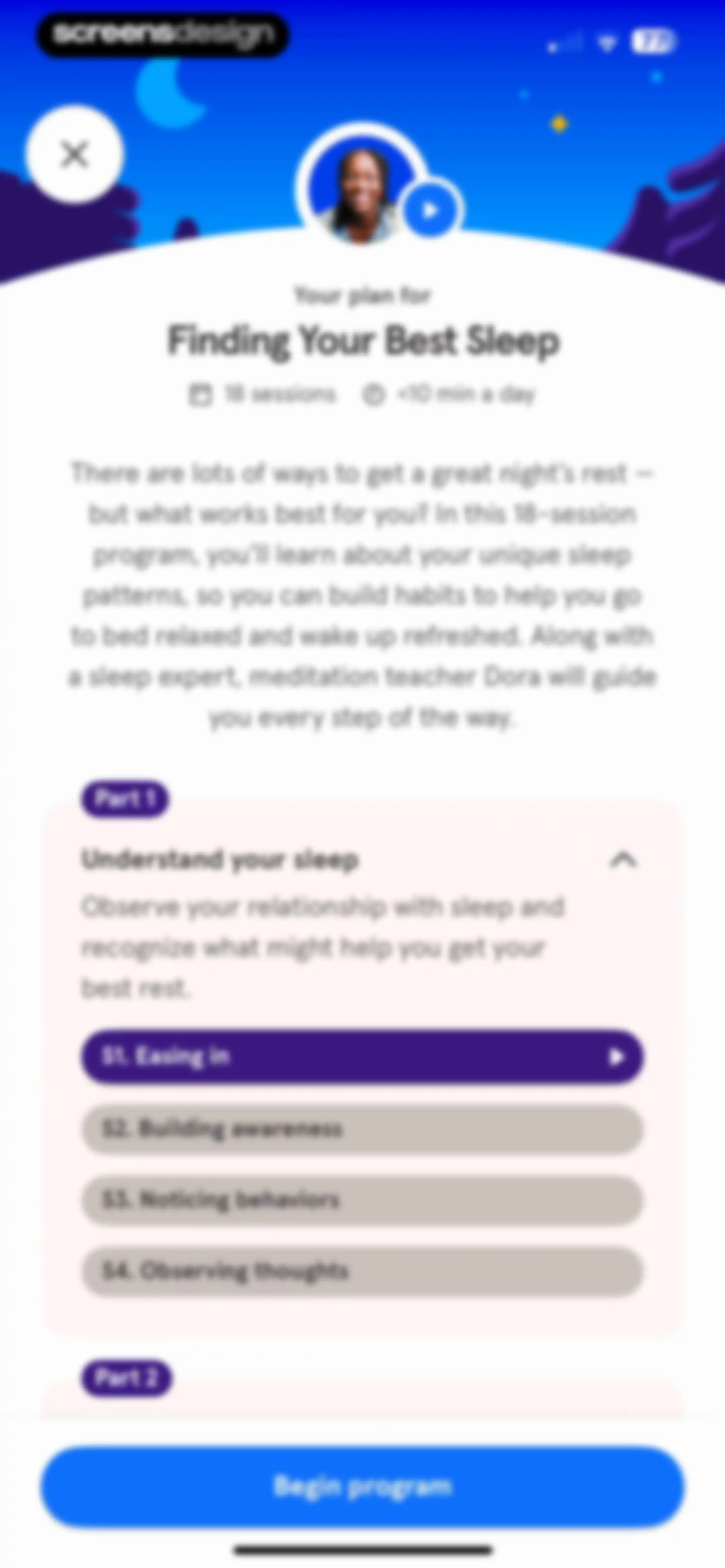 Headspace: Sleep & Meditation screen 75