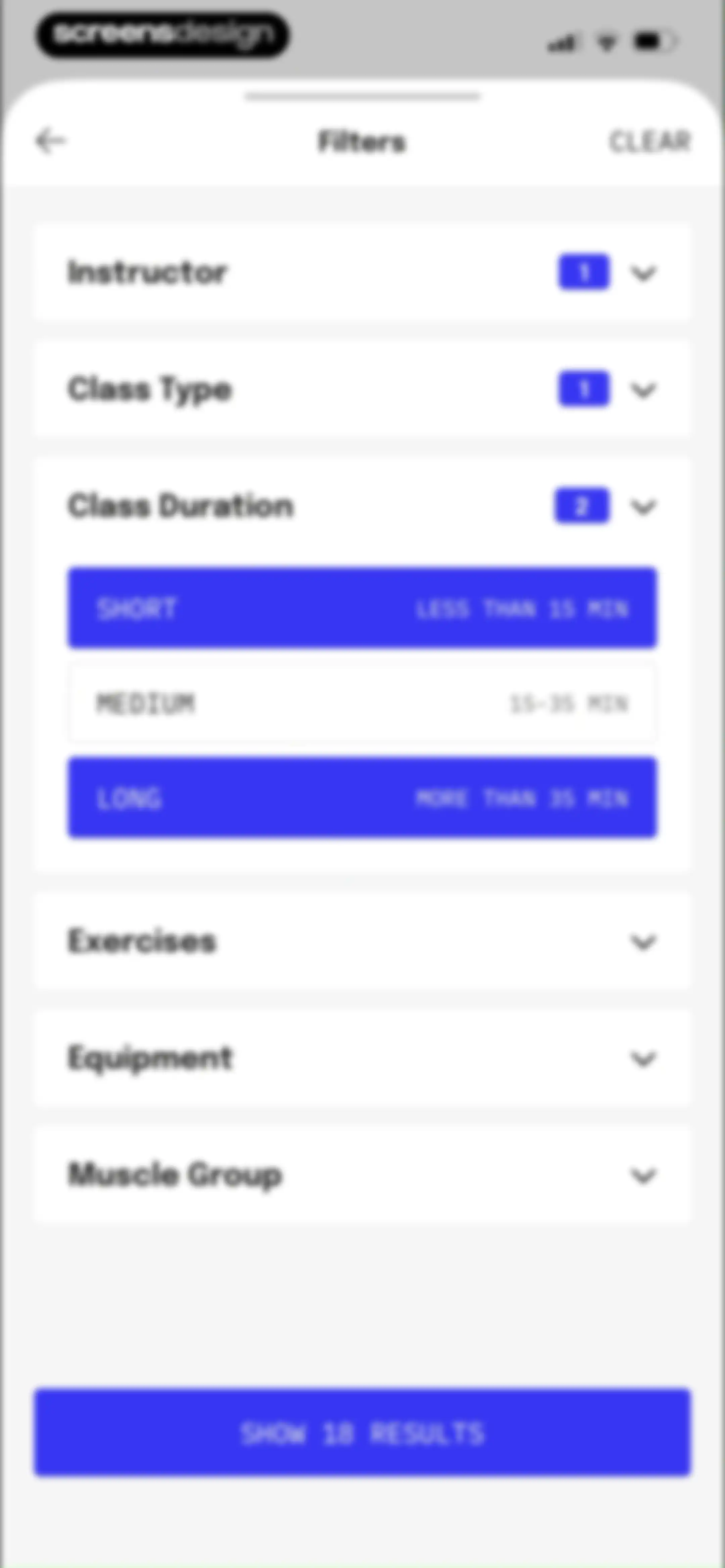 Evlo Fitness screen 49