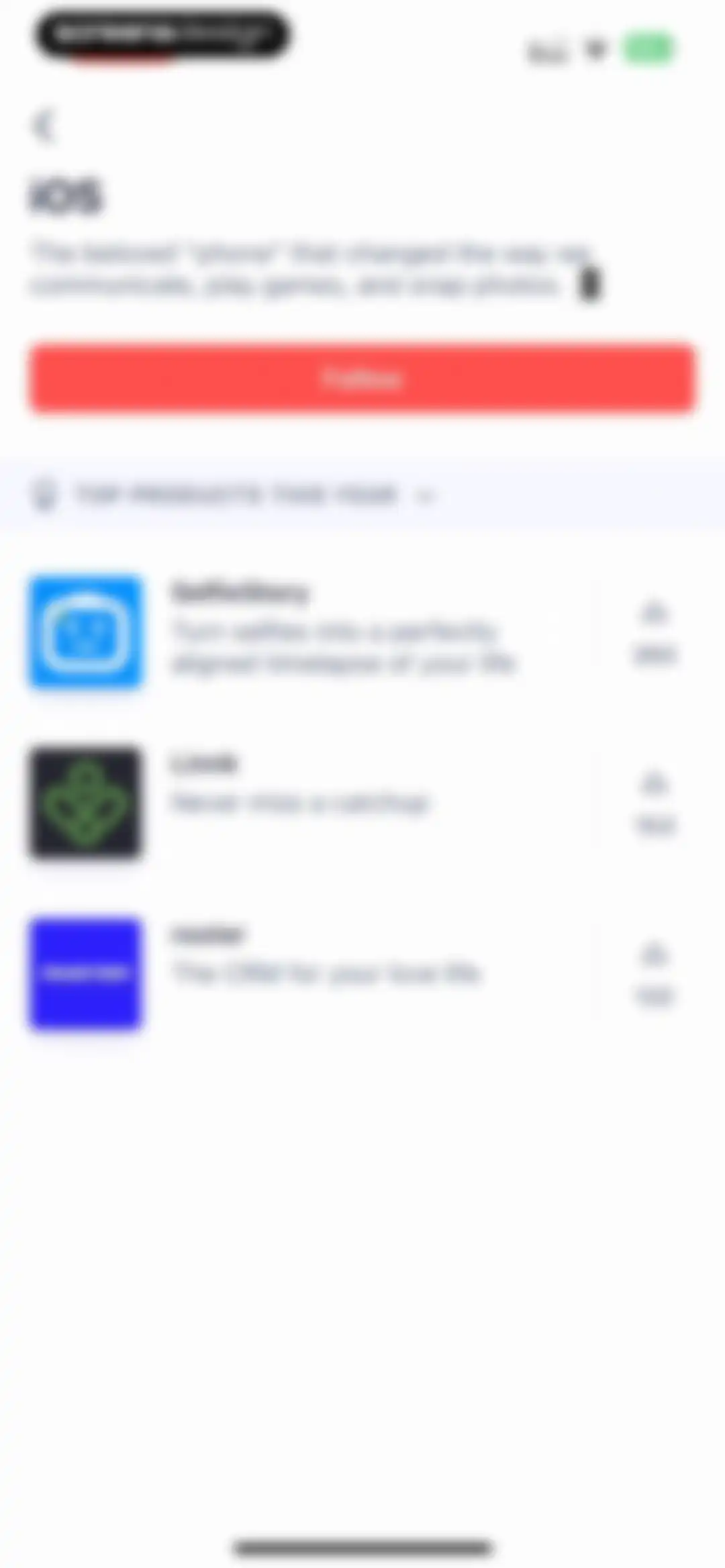 Product Hunt screen 70