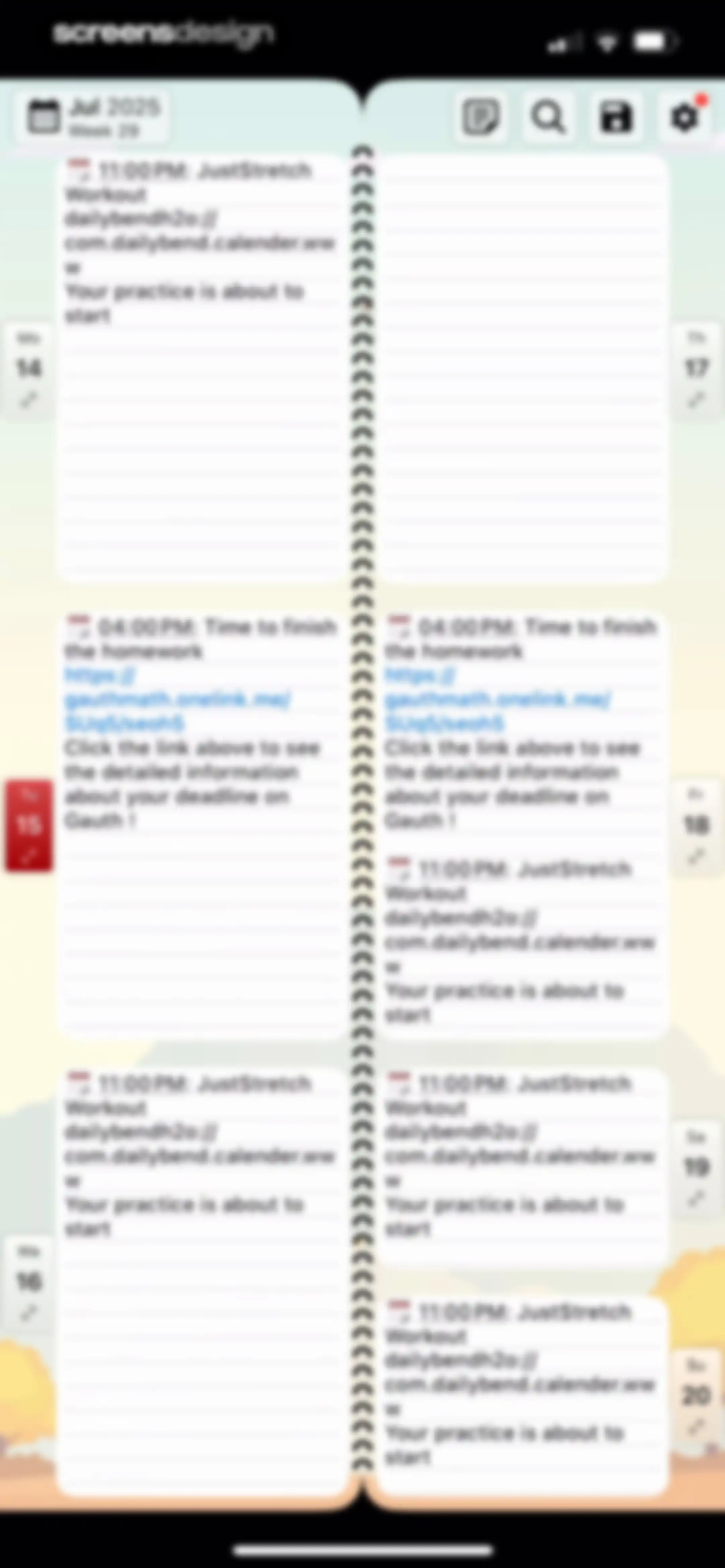 Weekly Planner - Diary, Notes screen 16