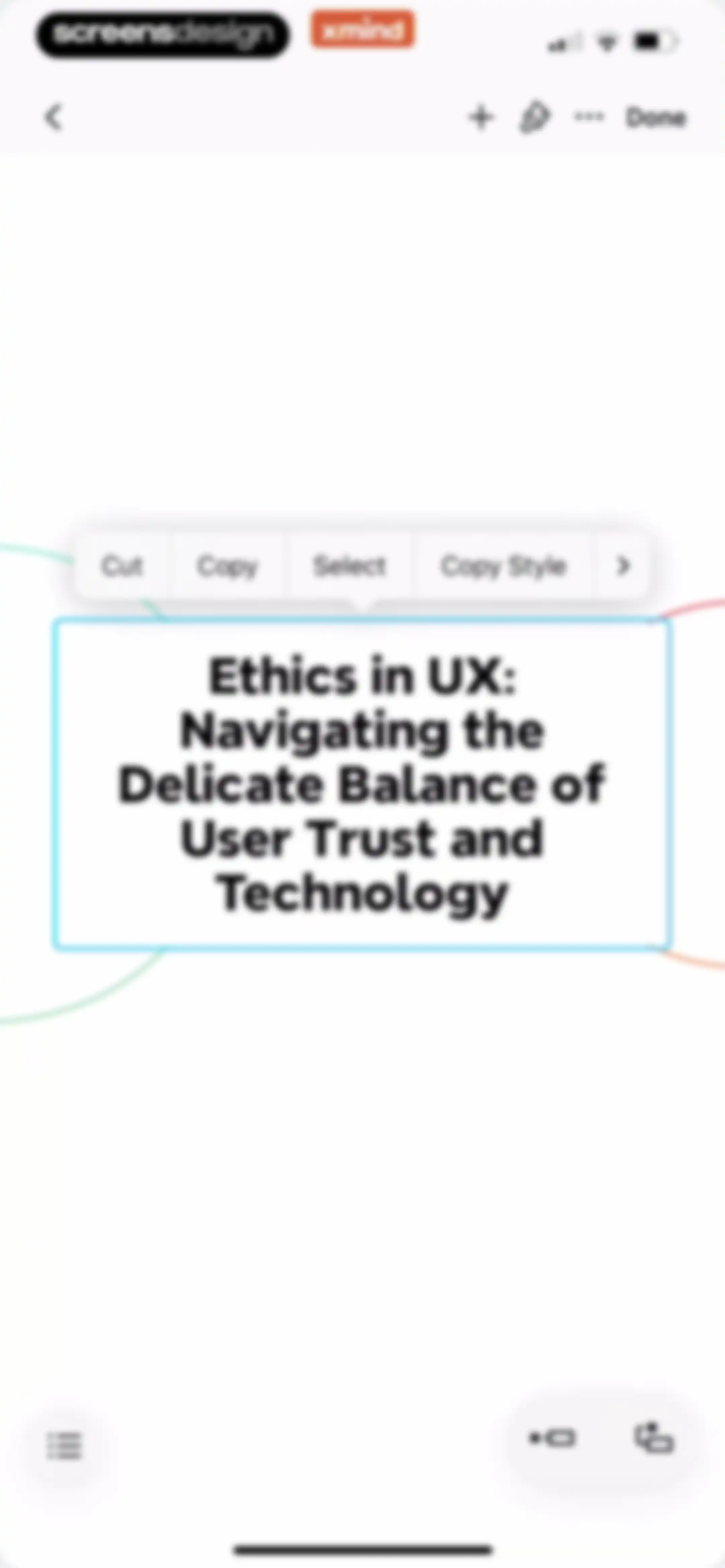 Xmind: AI Mind Map, Brainstorm screen 94