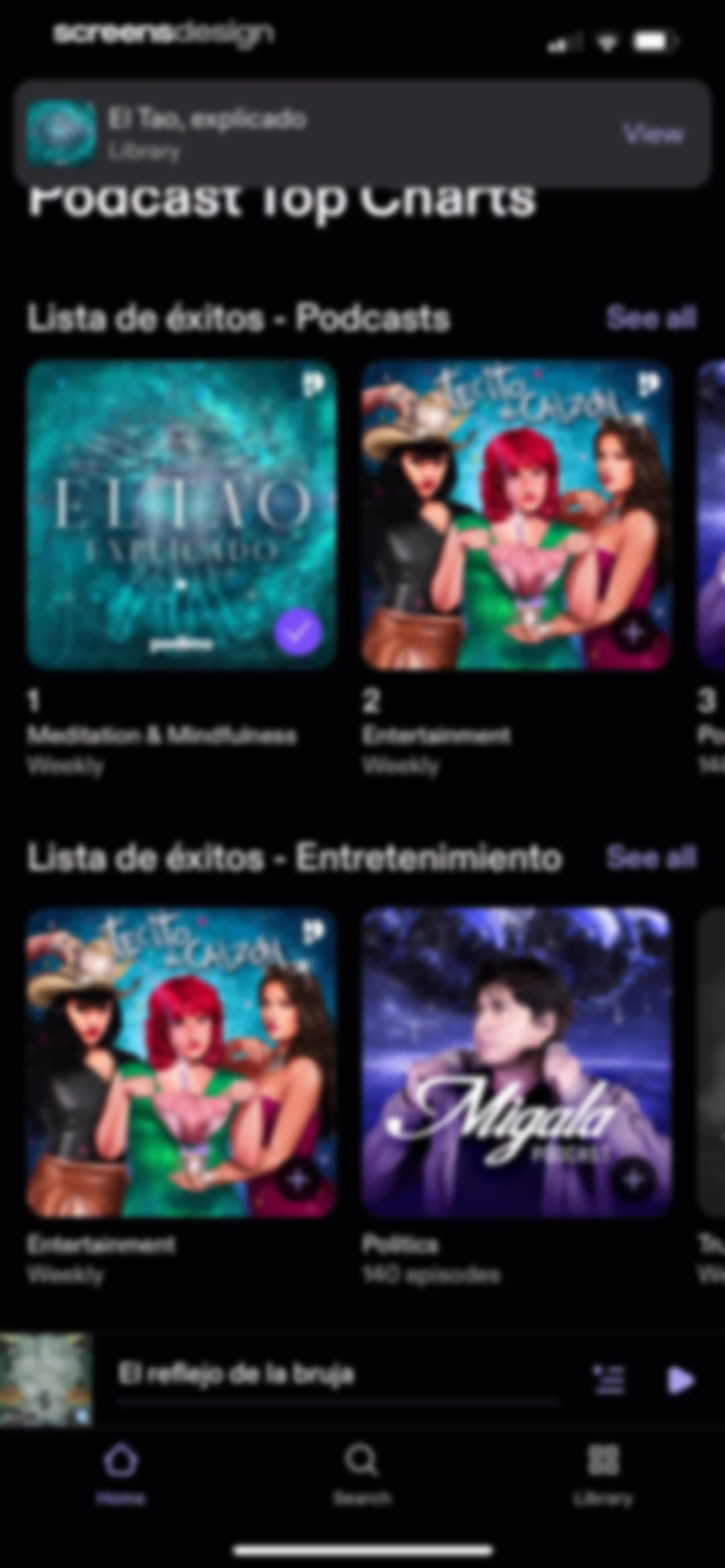 Podimo: Podcasts & audiobooks screen 42