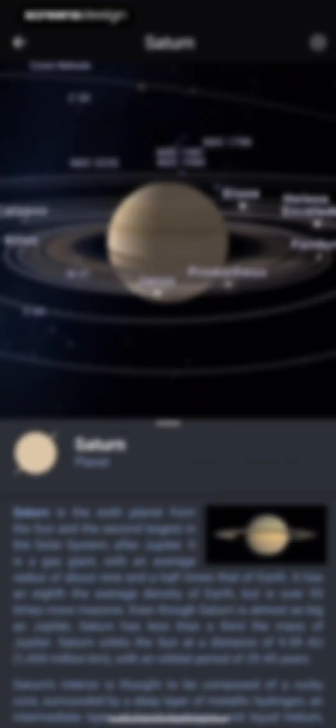 Stellarium Mobile - Star Map screen 36