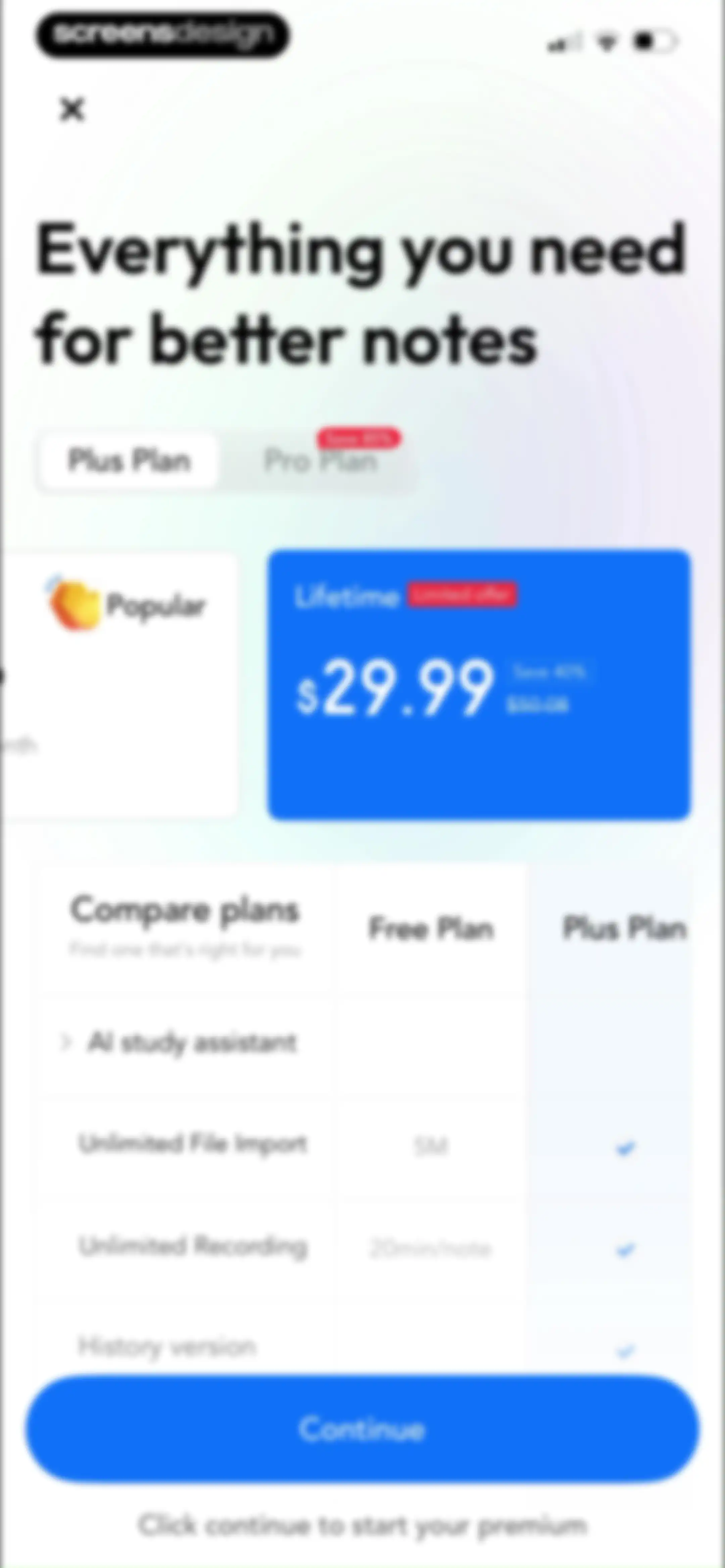 Freenotes®: AI Notes Taking screen 10