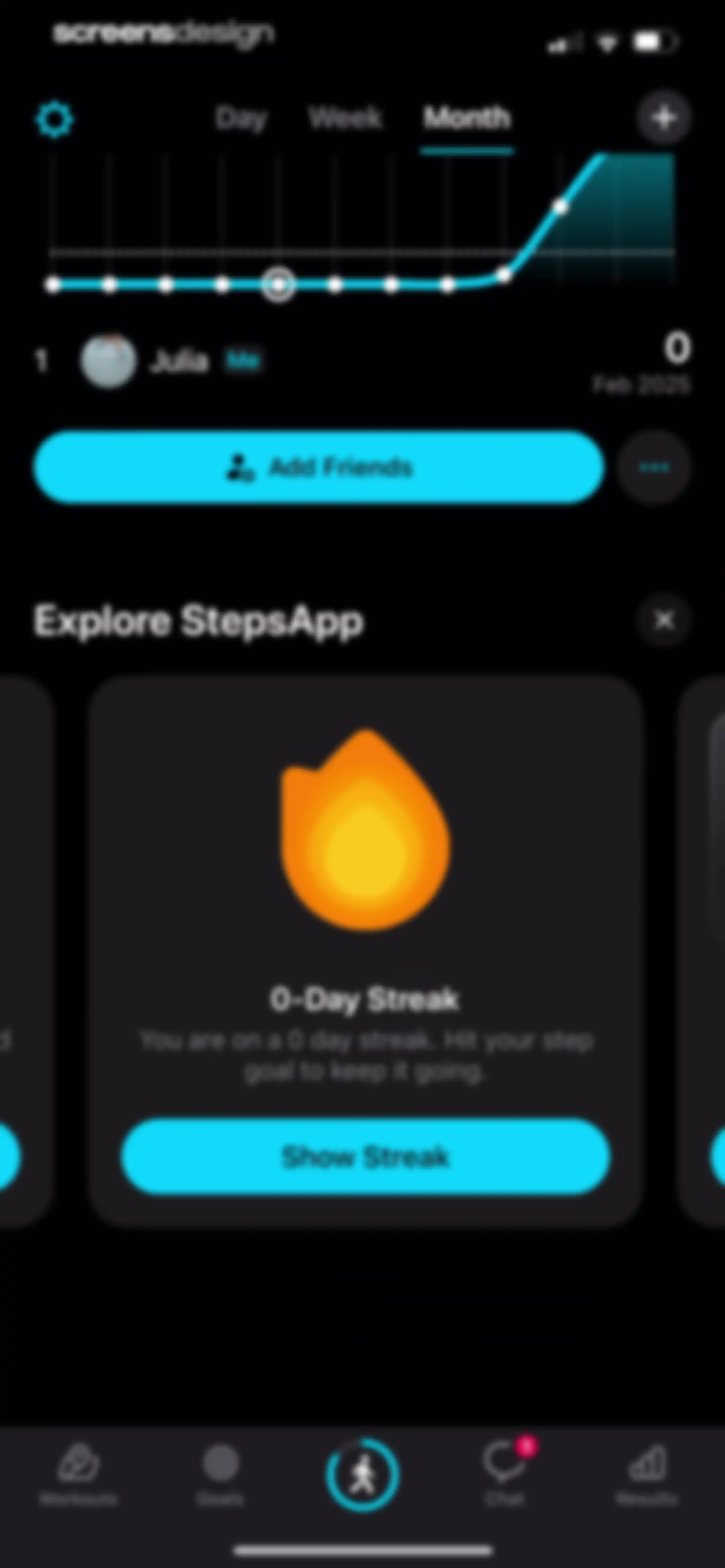 StepsApp Pedometer screen 75