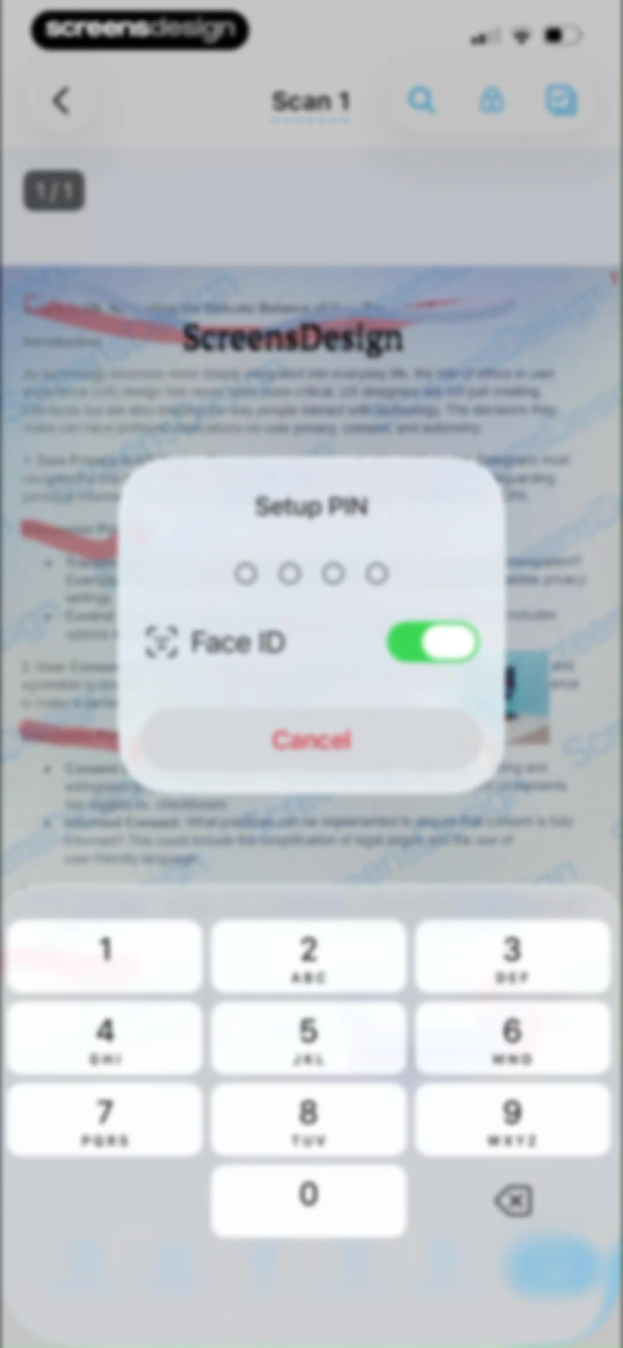 QR Code Reader & PDF Scanner screen 65