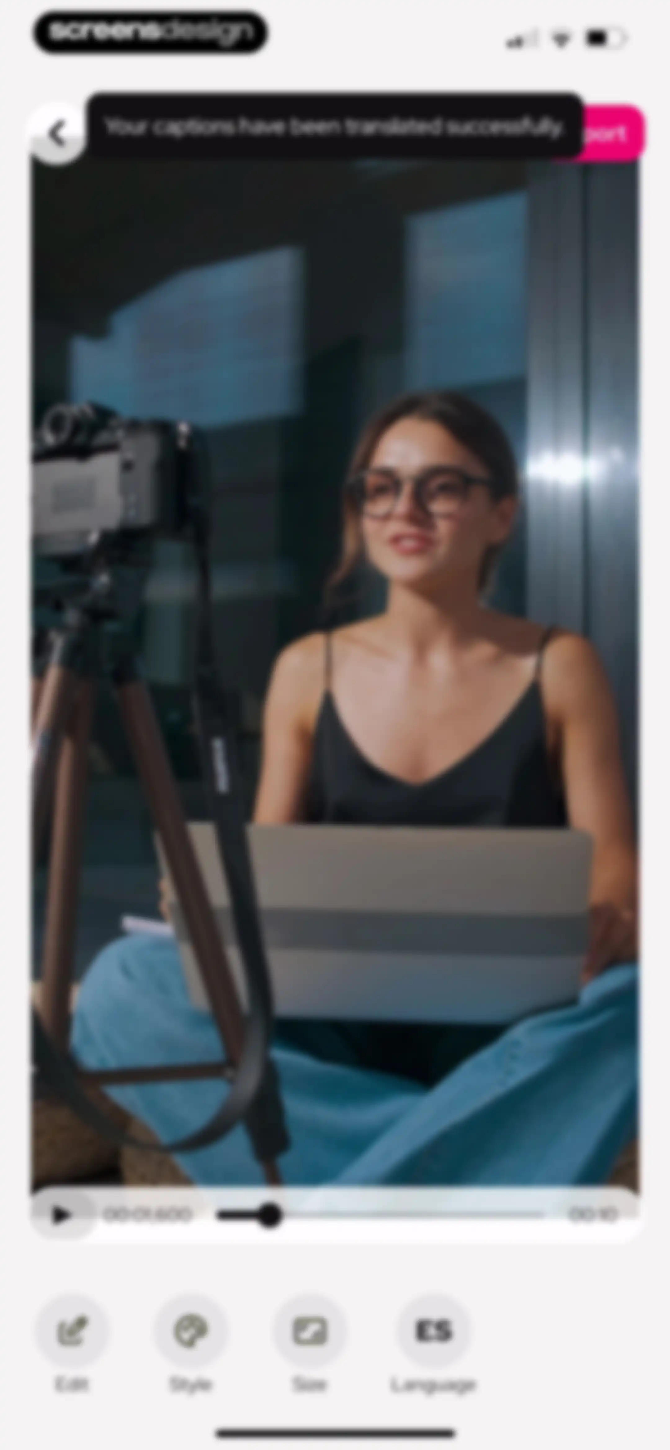 Subcap: Captions AI, Subtitles screen 23