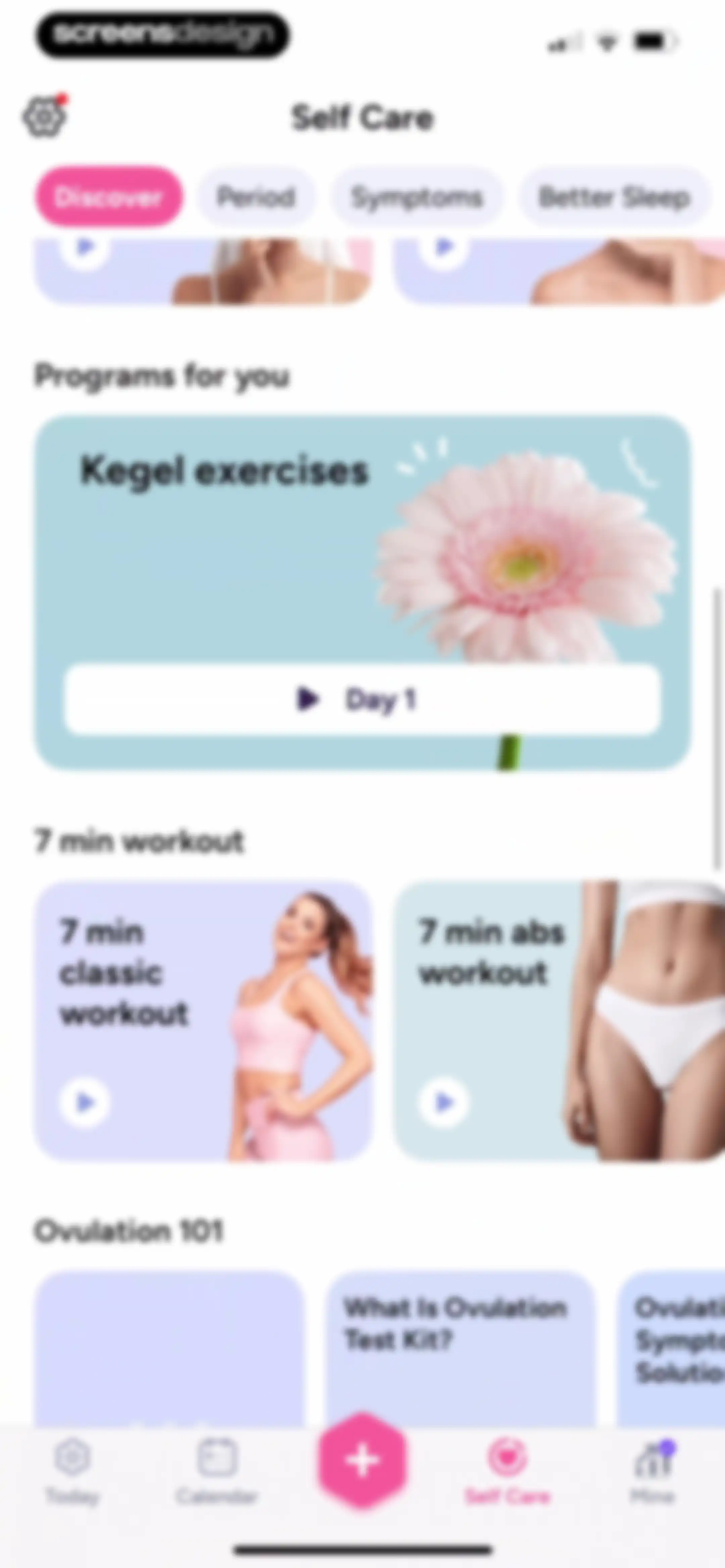 Period Tracker Period Calendar screen 173
