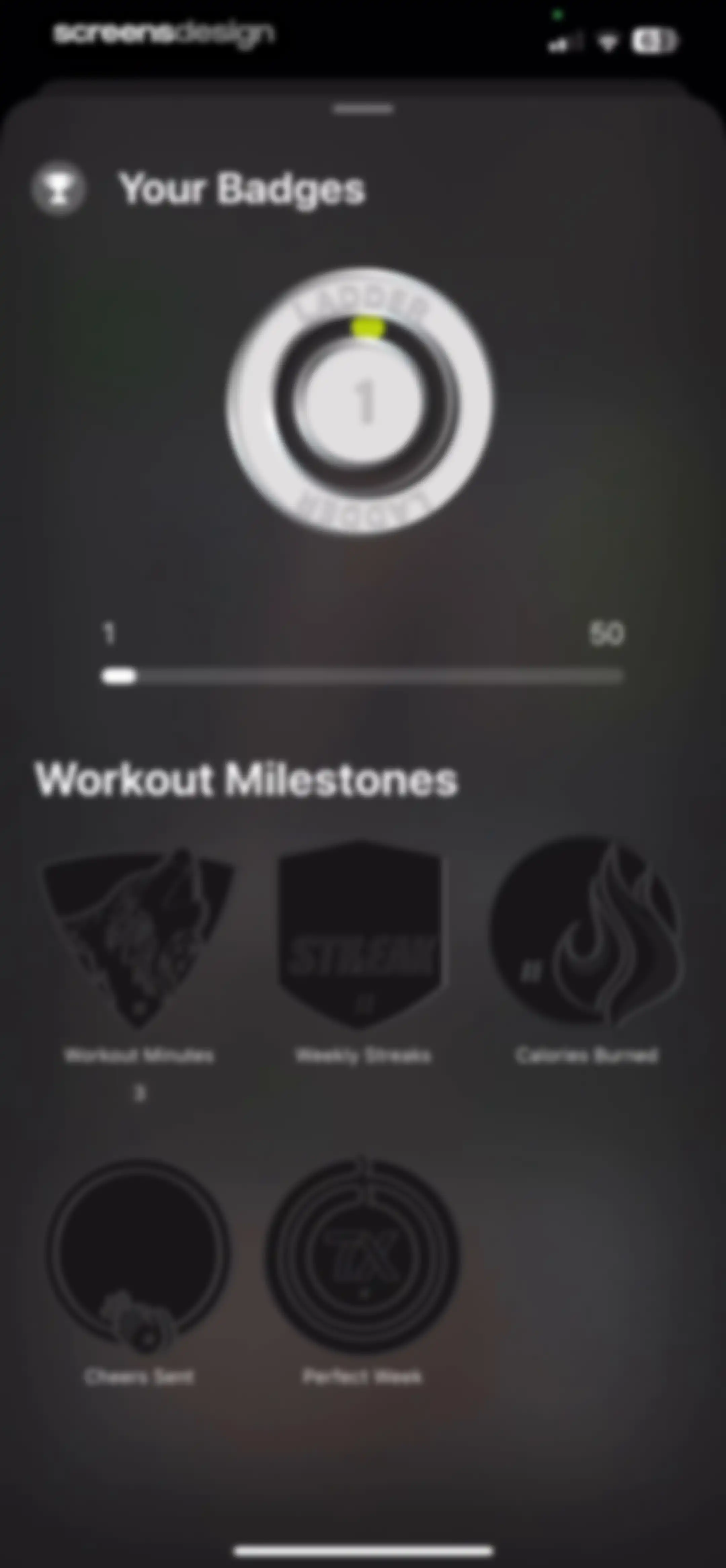 LADDER Strength Training Plans screen 97