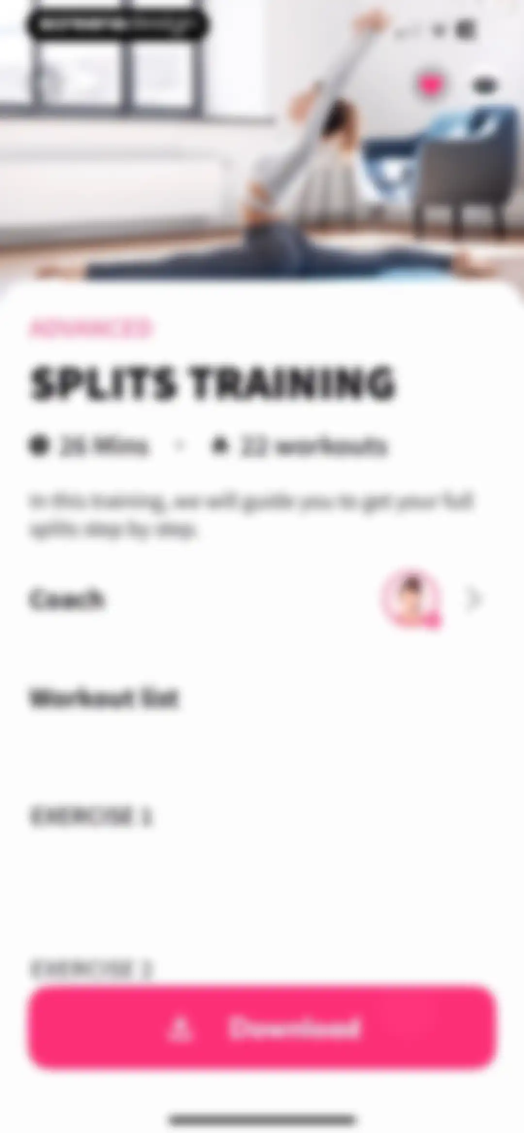 Workout for Women: Fit at Home screen 121