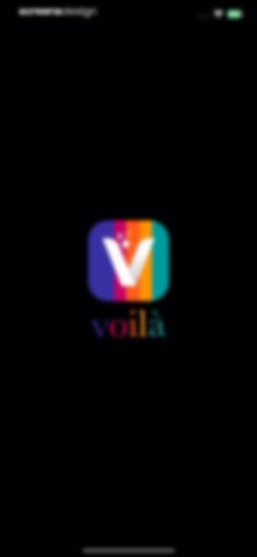 Voilà AI Artist Cartoon Filter screen 1