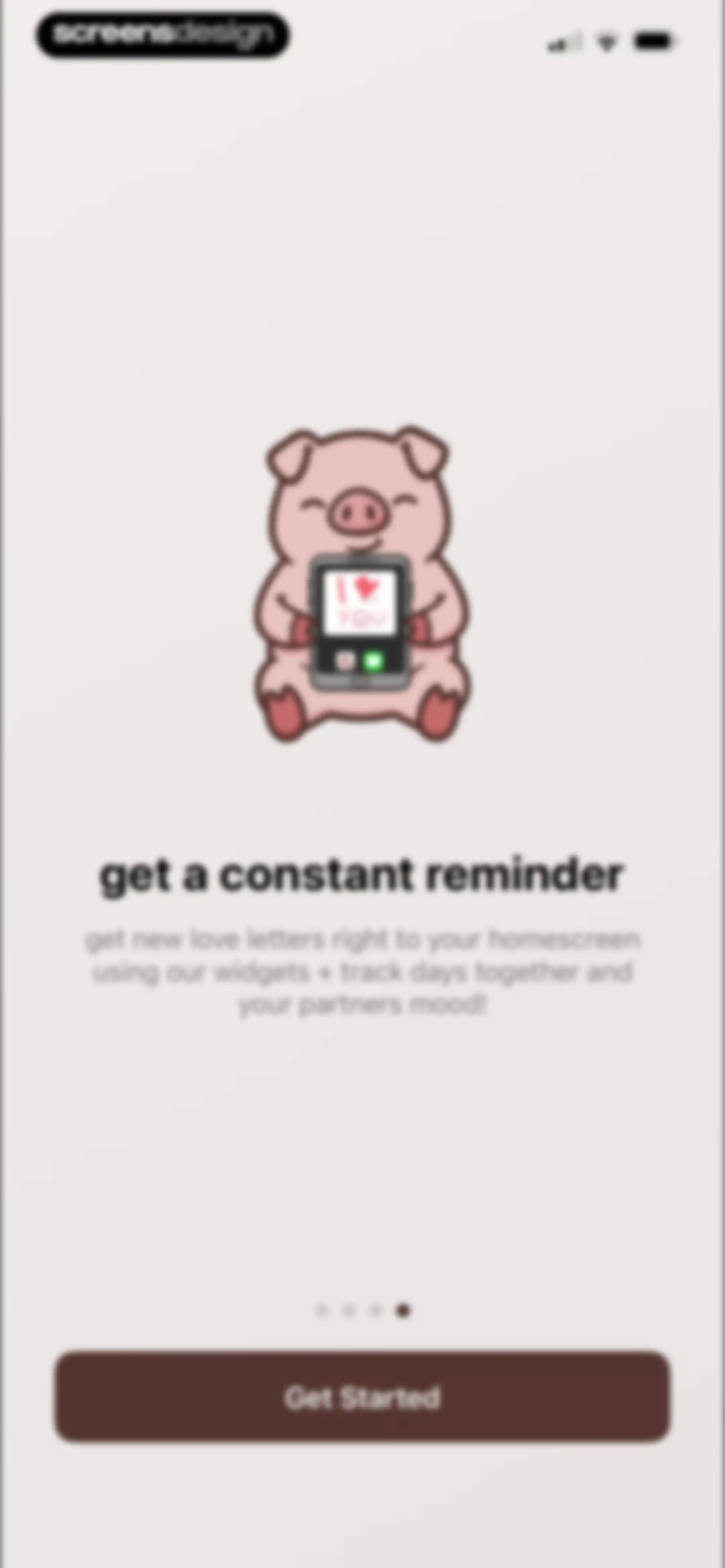 lovelee couples: love note app screen 4