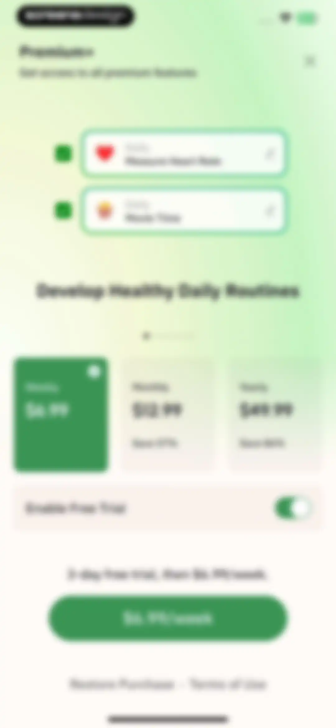 Daily Health - Healthy Routine screen 126